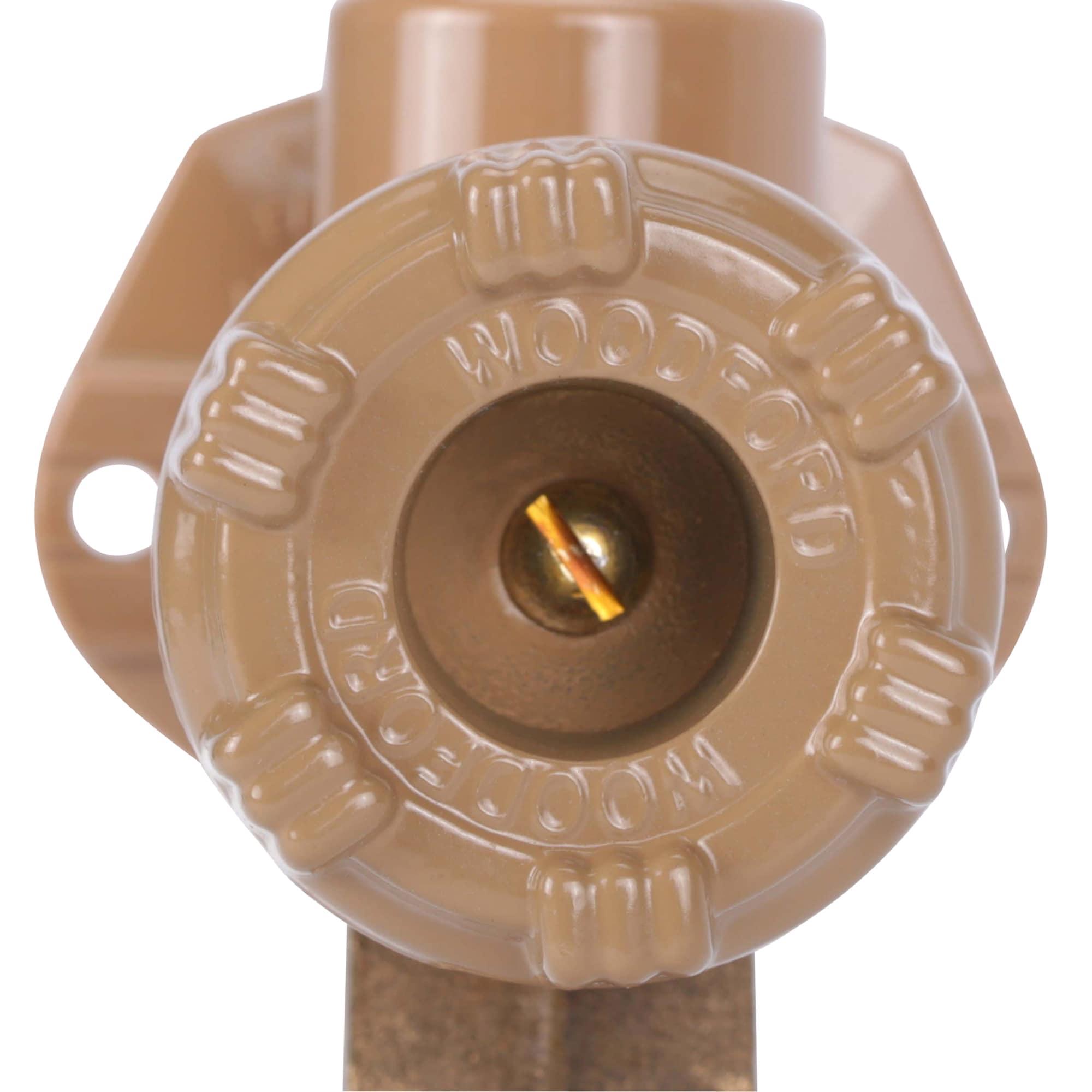 Woodford 4206652 17.5 in. MPT x 0.75 in. Sweat Anti-Siphon Freezeless Wall Faucet, Brass