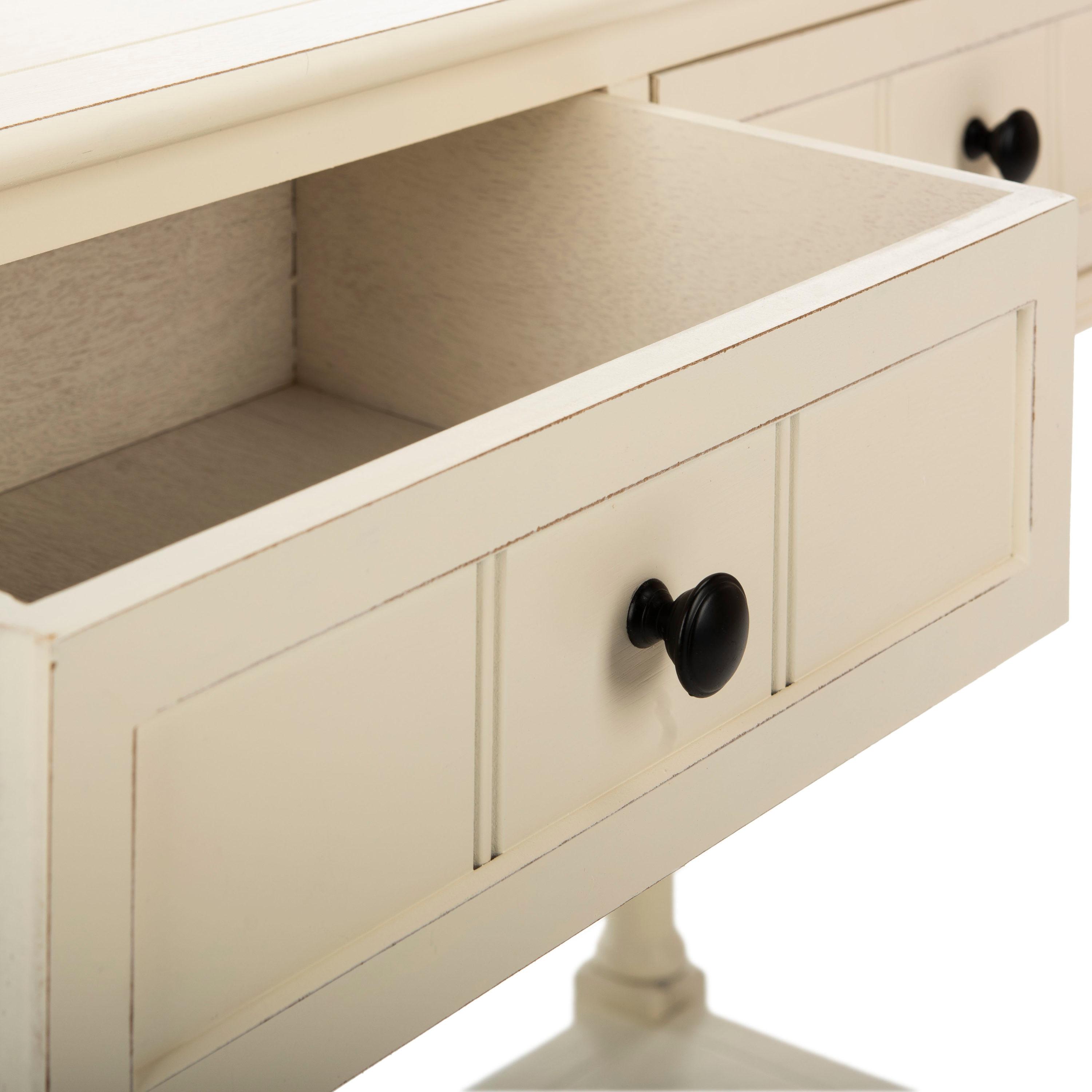 Samantha Console Table - Distressed Cream - Safavieh