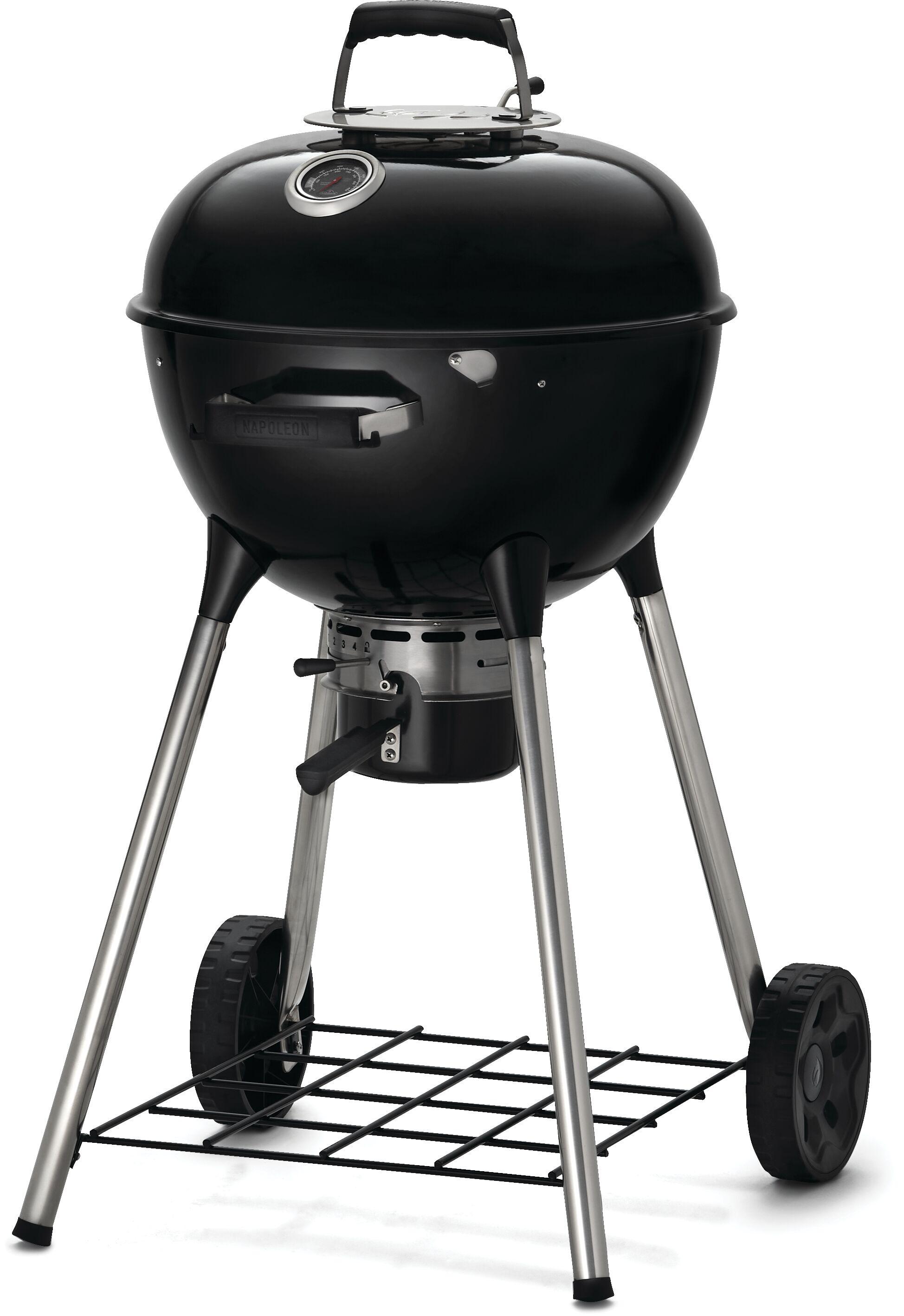 Napoleon NK18-inch Charcoal Kettle Grill, Black