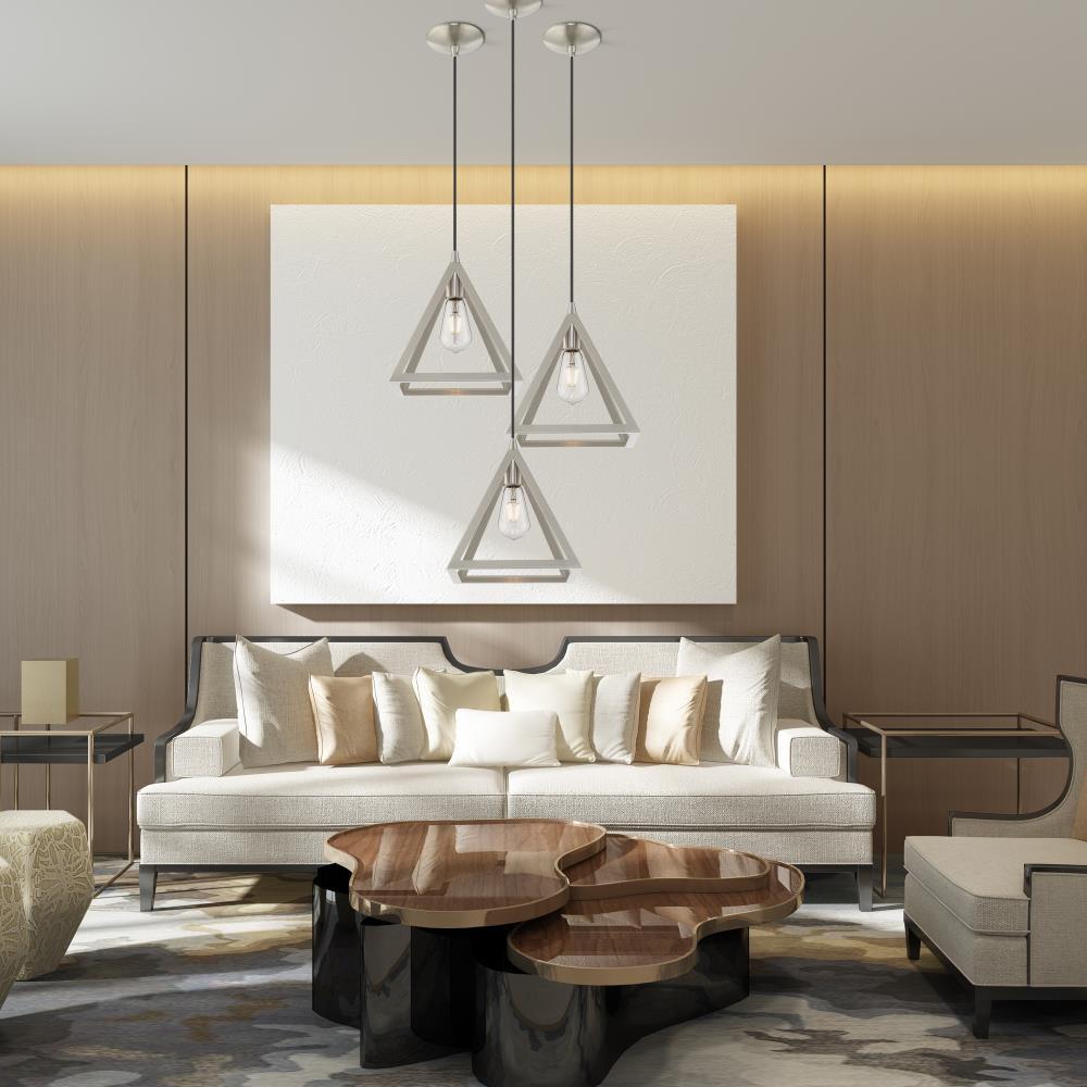 Livex Lighting Pinnacle 1 - Light Pendant in  Brushed Nickel
