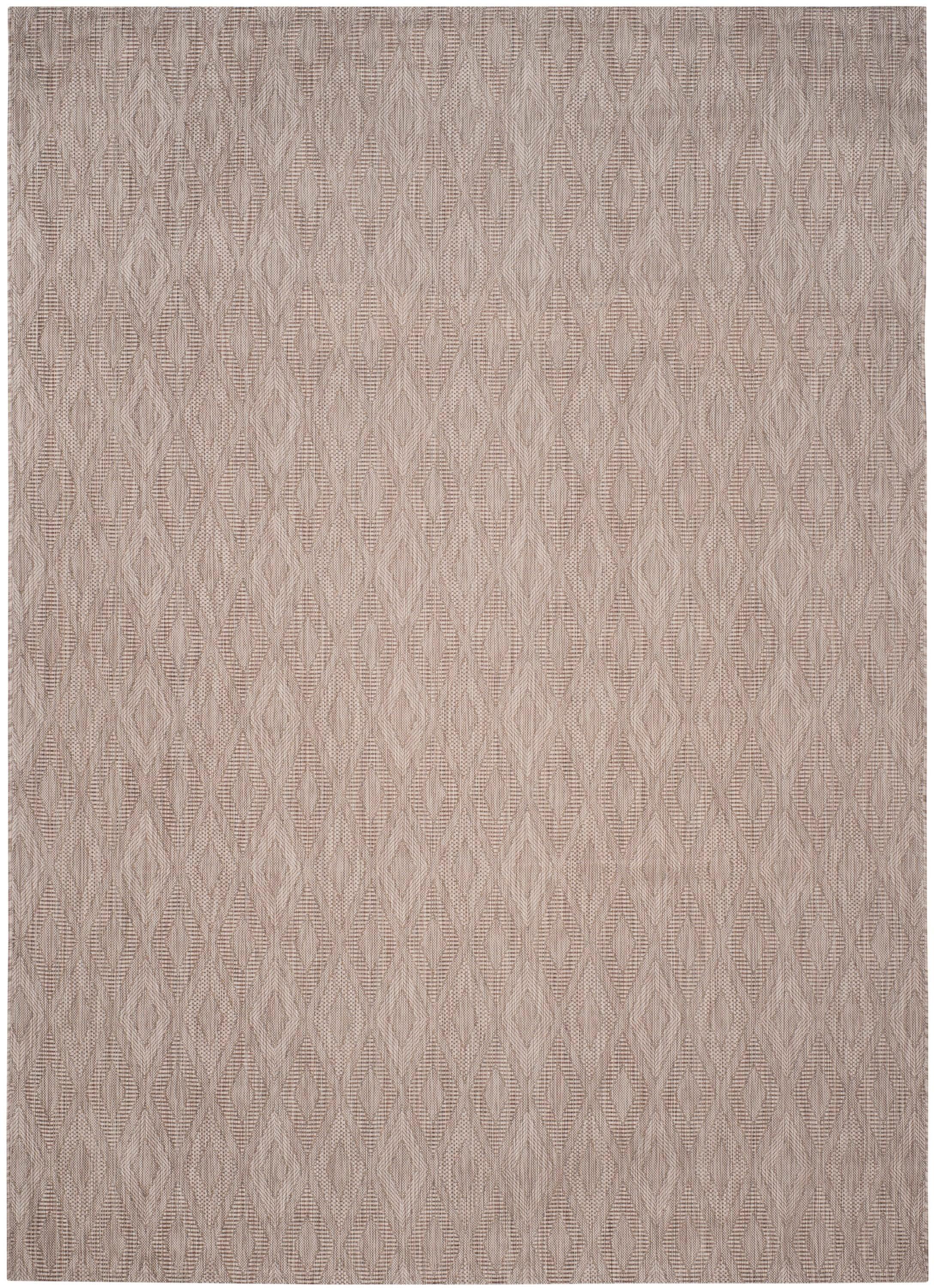 Courtyard CY8522 Power Loomed Indoor and Outdoor Area Rug - Beige/Beige - 8'x11' - Safavieh