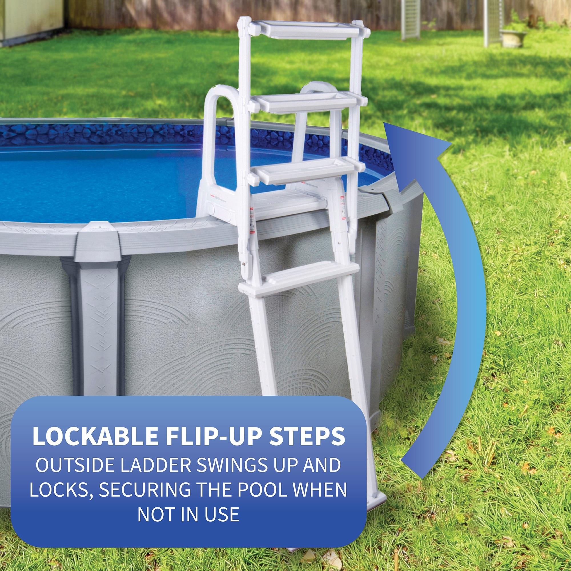 Blue Wave A-Frame Flip Up Ladder
