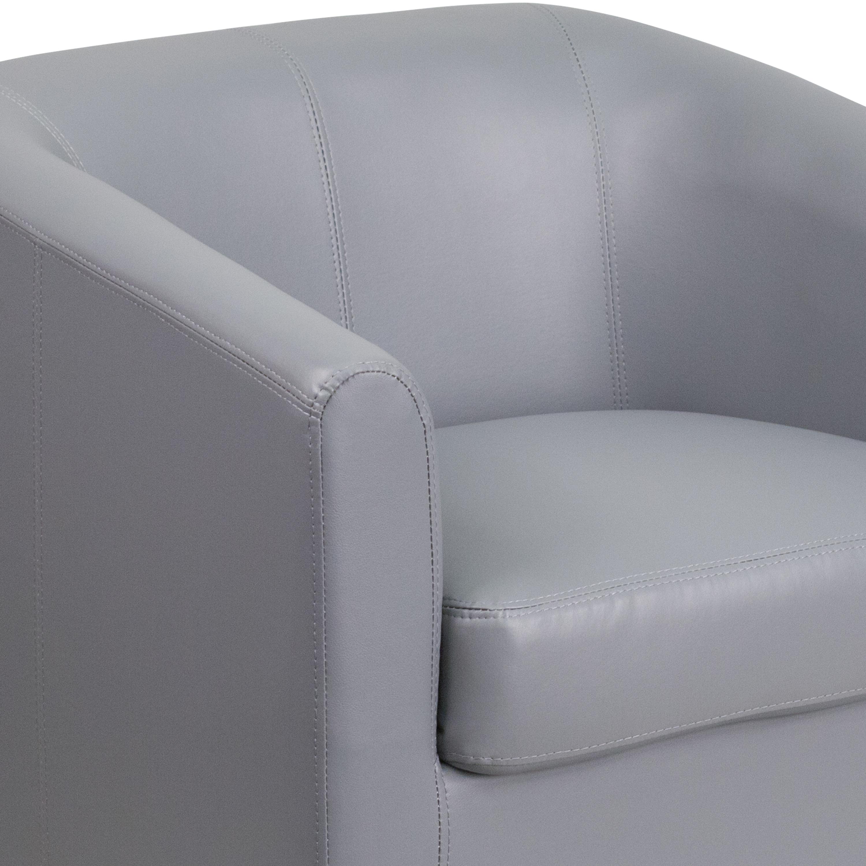 Flash Furniture Katie LeatherSoft Lounge Chair with Sloping Arms