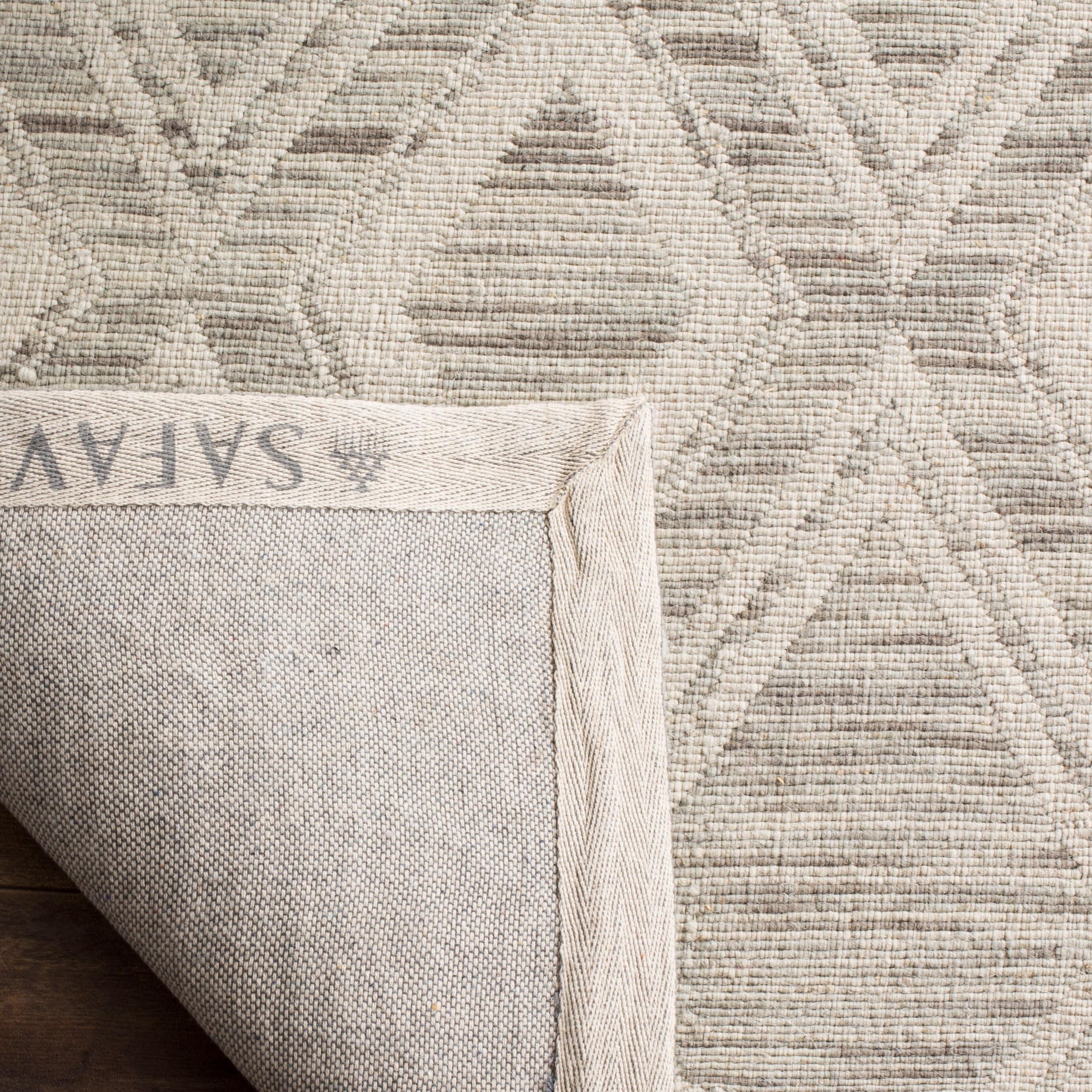 Marbella MRB312 Hand Loomed Indoor Area Rug - Light Brown/Ivory - 8'x10' - Safavieh