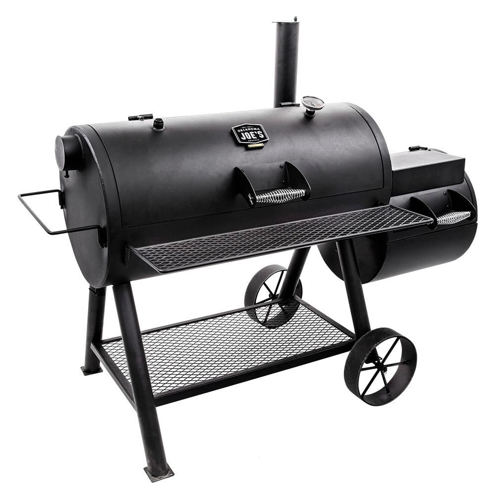 Oklahoma Joe's Oklahoma Joe's 1060 sq. in. Longhorn Reverse Flow Offset Smoker, Black