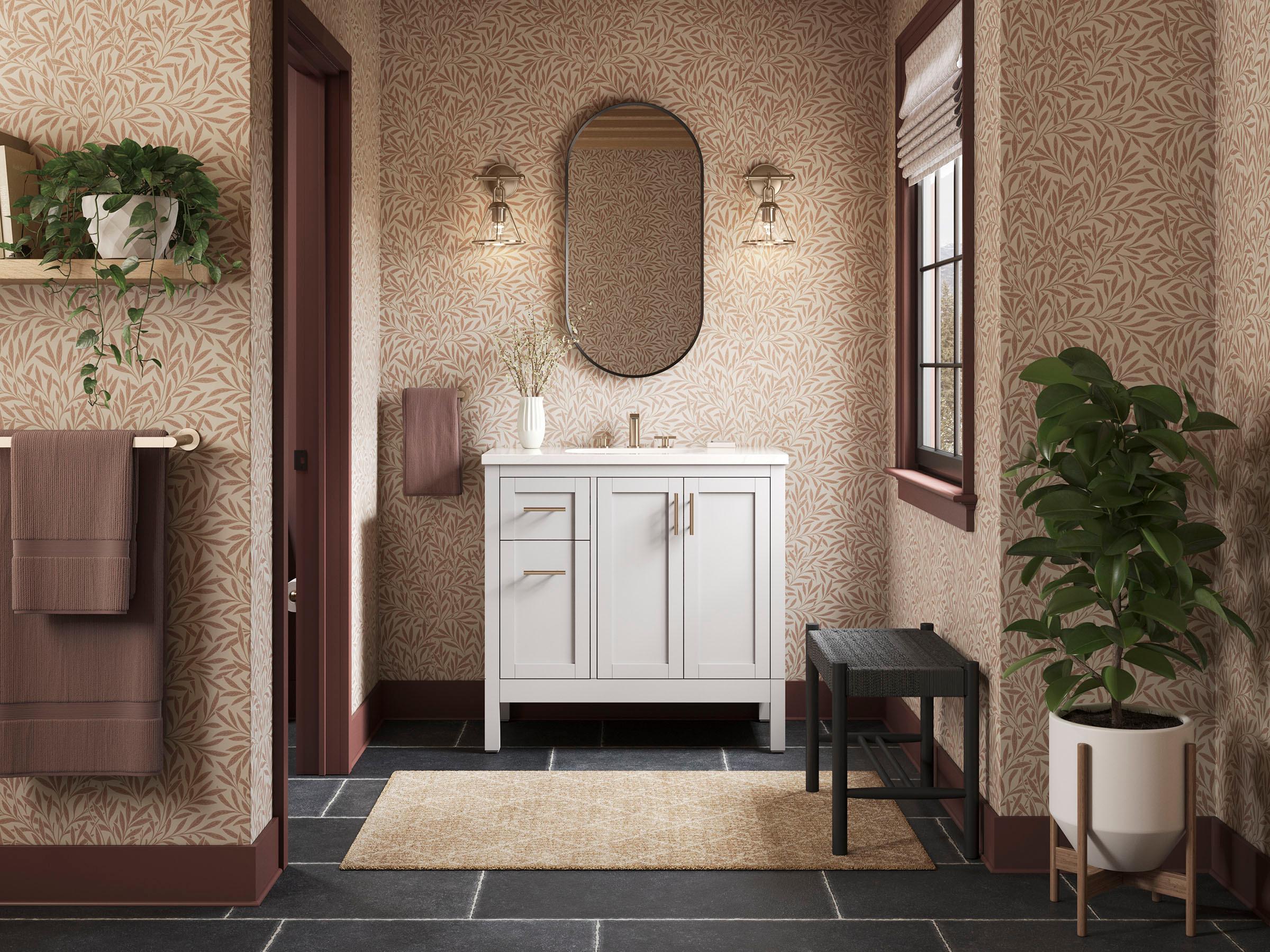 37" Single Bathroom Vanity Set