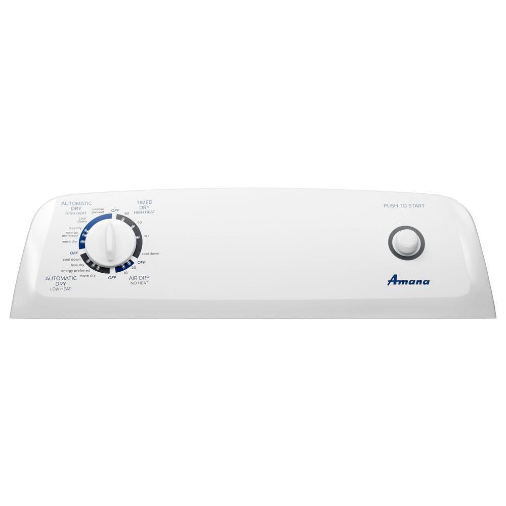 Amana 6.5 cu ft Electric Dryer in White