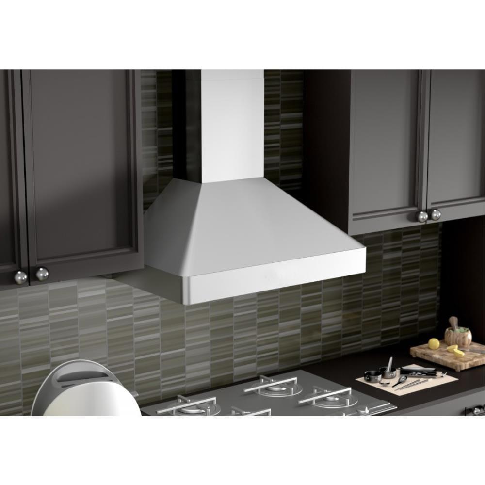 ZLINE 42 in. Professional Ducted Wall Mount Range Hood in Stainless Steel (697-42)
