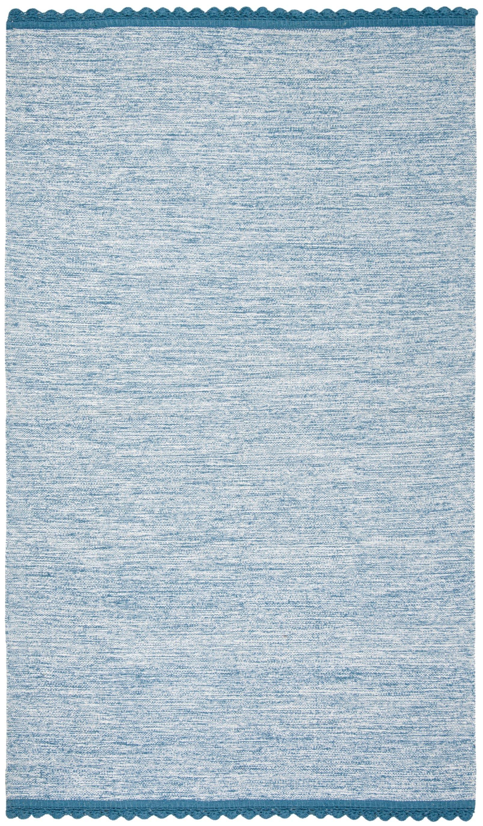 Mohnton Hand Woven Cotton Solid Color Rug