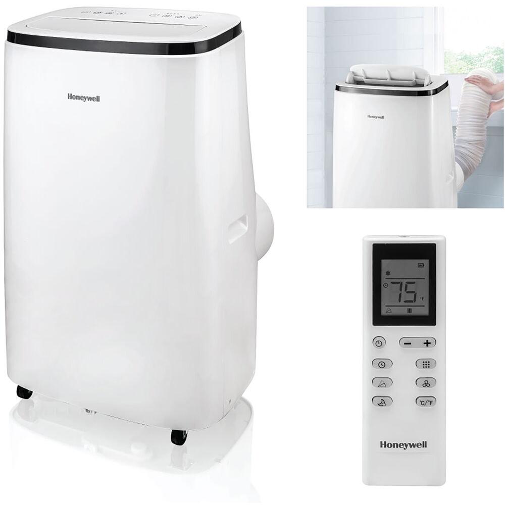 Honeywell 8,050 BTU SACC Portable Air Conditioner, 115V, 3 Fan Speeds for 550 Sq. Ft. in White