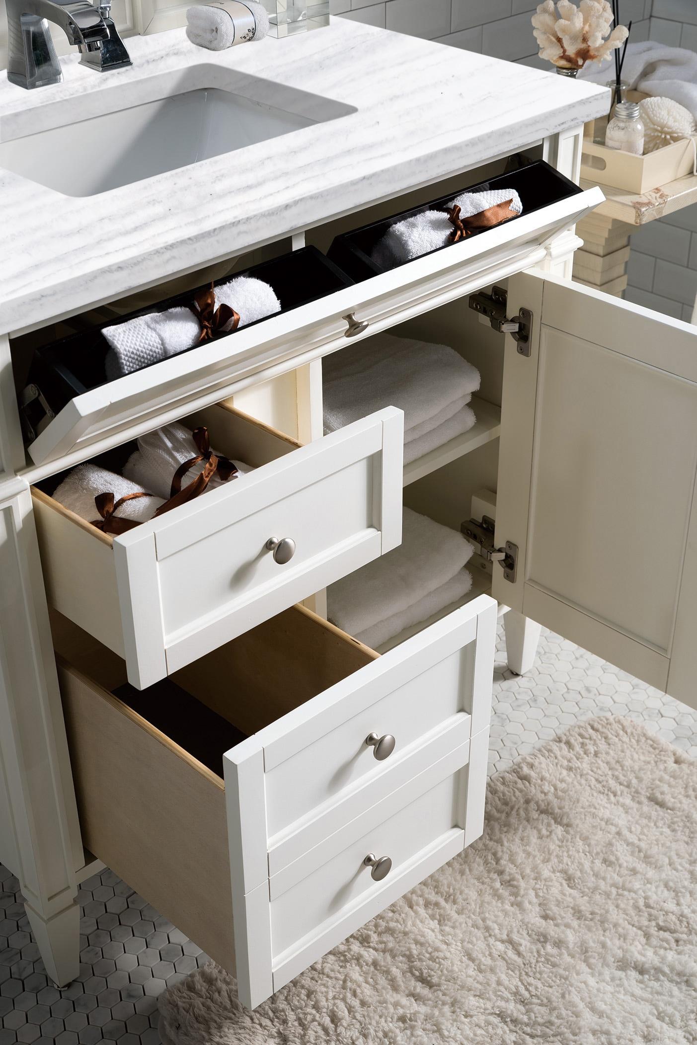 Bright White 36" Single Freestanding Bathroom Vanity