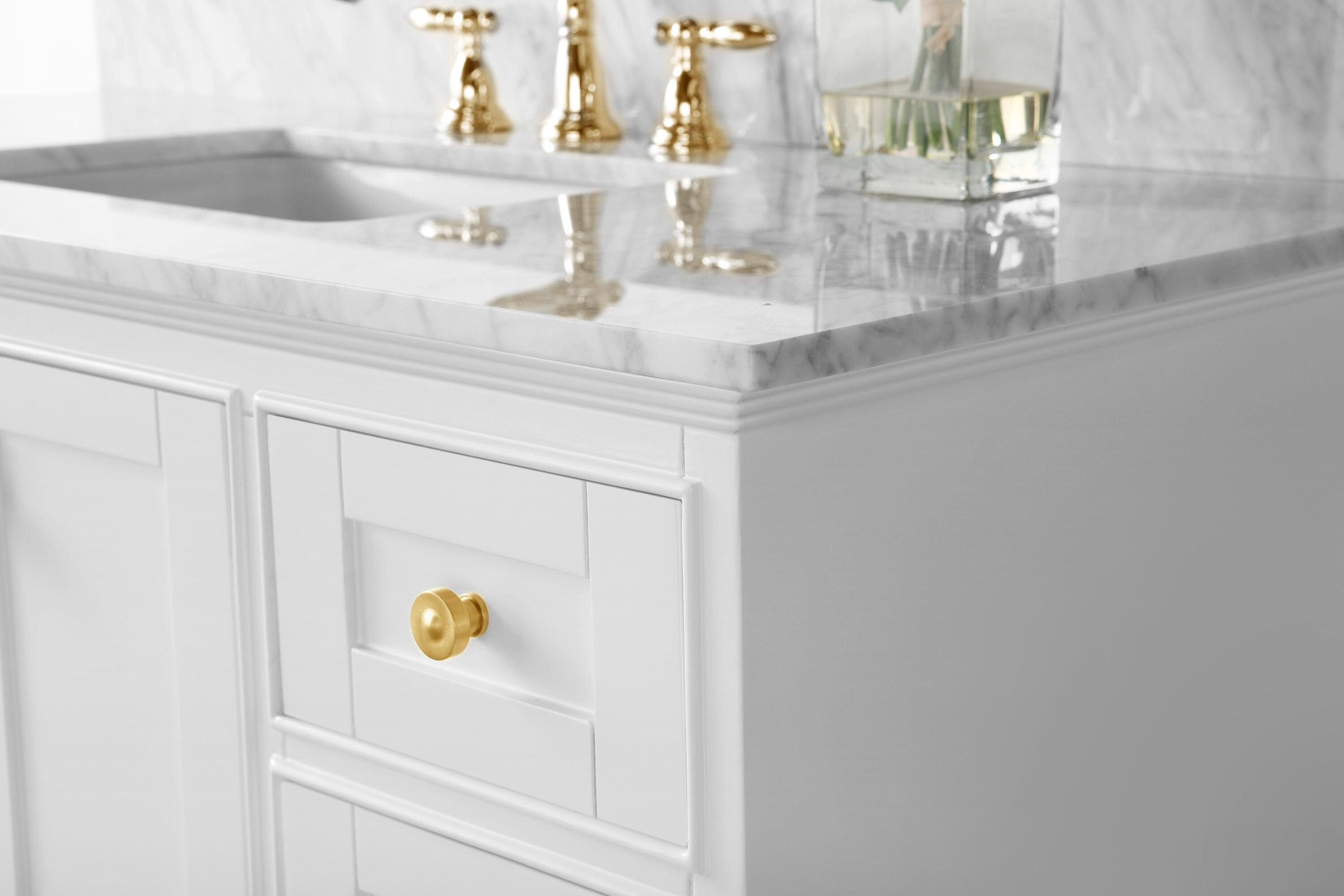 Varna 48'' Single Bathroom Vanity with Marble Top