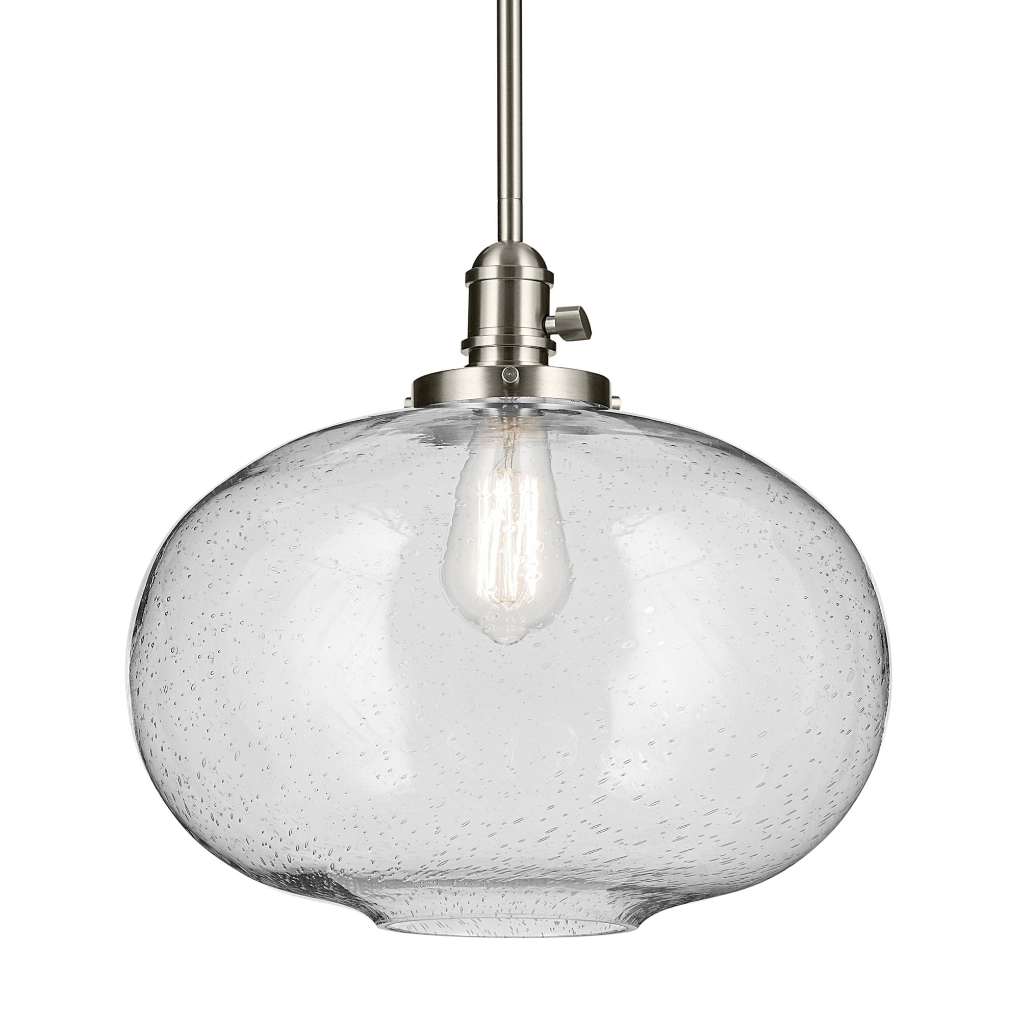 43911NI-Kichler Lighting-Avery - 1 Light Pendant-14 Inches Tall and 14.5 Inches Wide-Brushed Nickel Finish