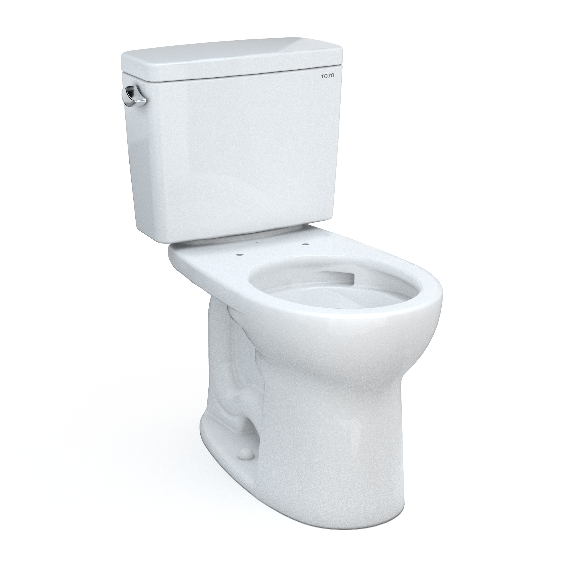 Drake® 1.6 GPF Round Two-Piece Toilet with Tornado Flush (Seat Not Included)