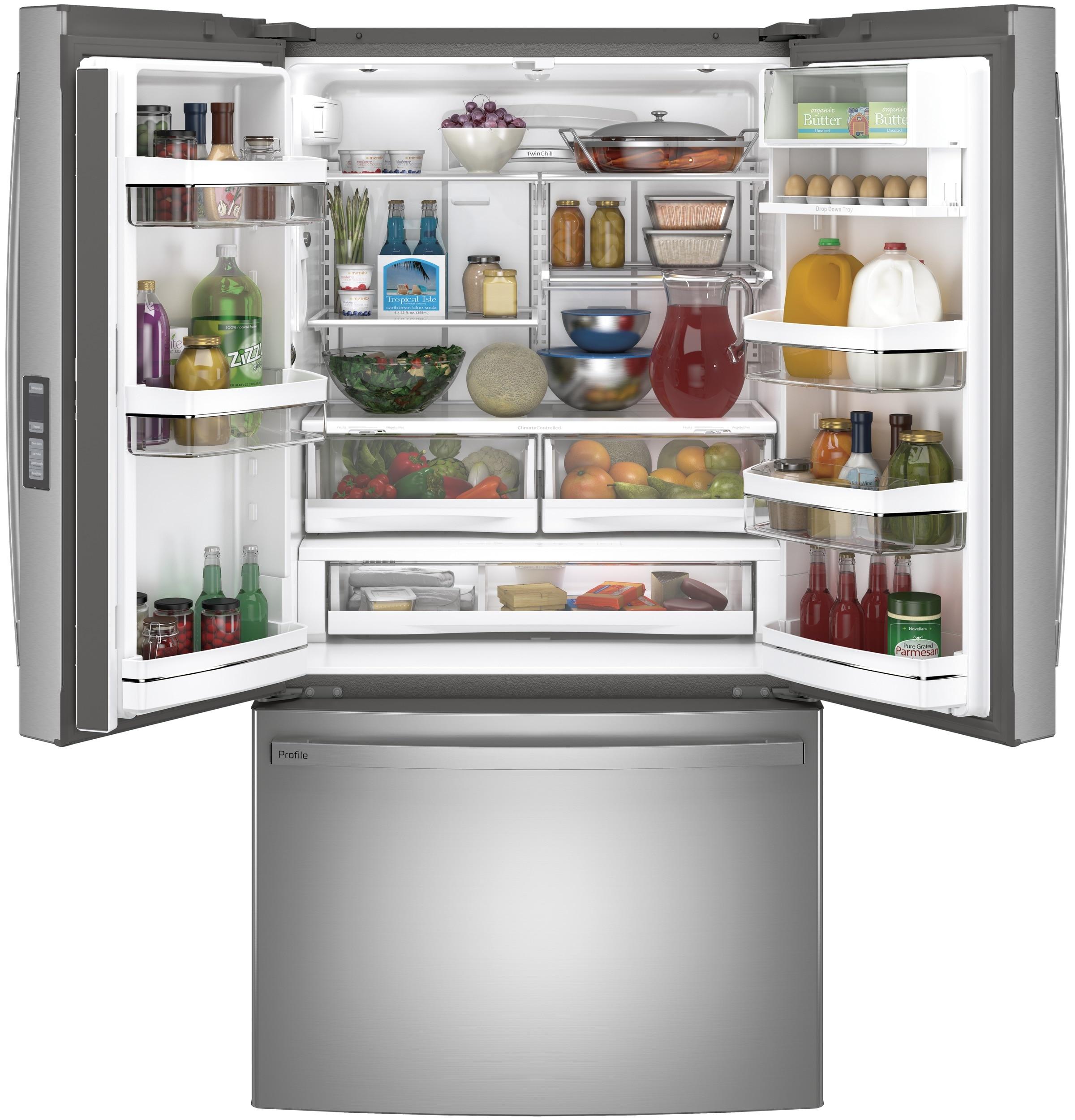 35.75" Counter Depth French Door 23.1 cu. ft. ENERGY STAR Refrigerator