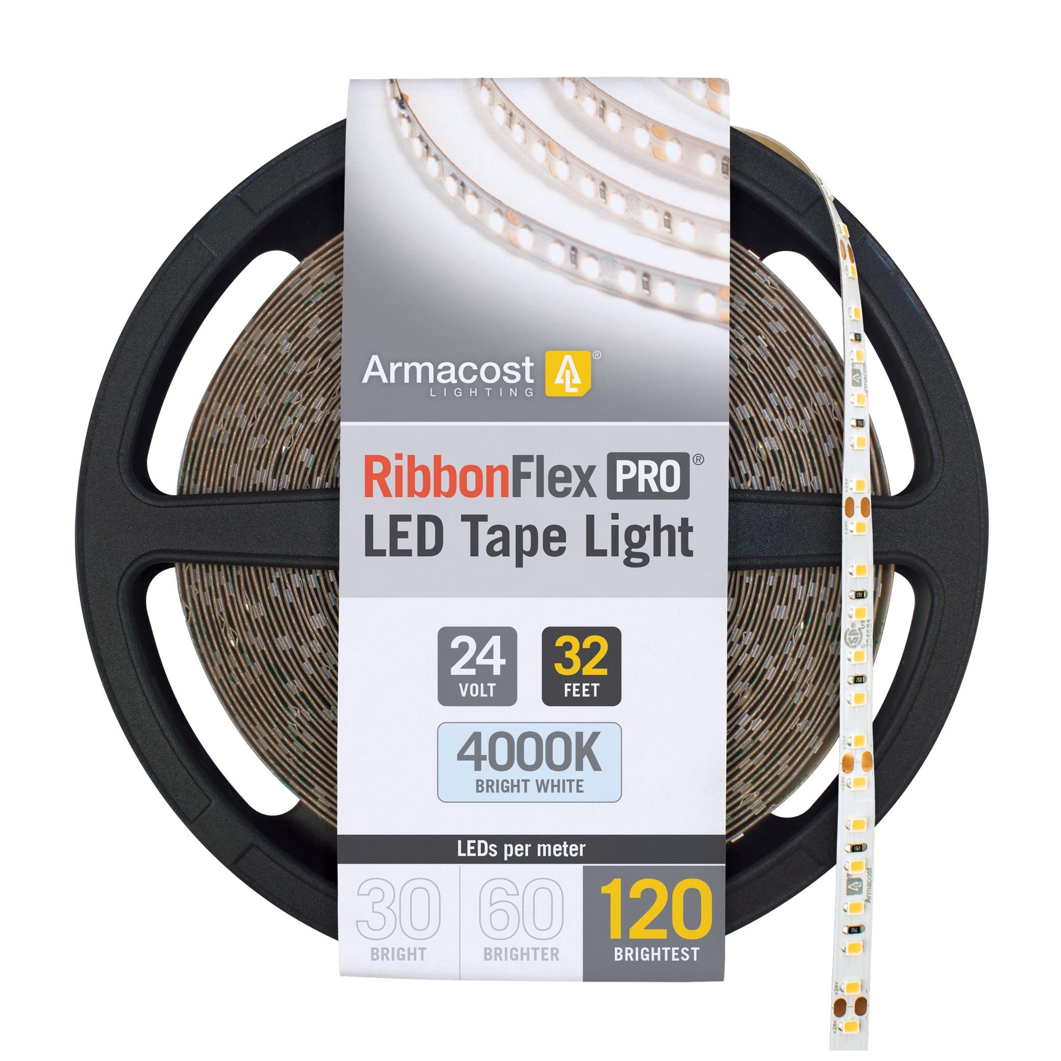 RibbonFlex Pro, 24V, 4000K, 120LEDs/M, IP20, 10M Under Cabinet Strip Light