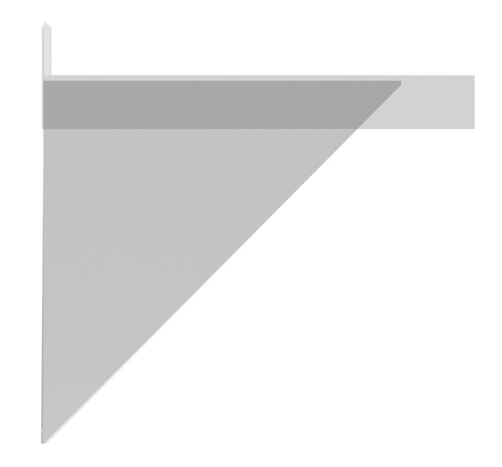 KoolMore 12" x 60" 18-Gauge Stainless-Steel Heavy Duty Wall Shelf