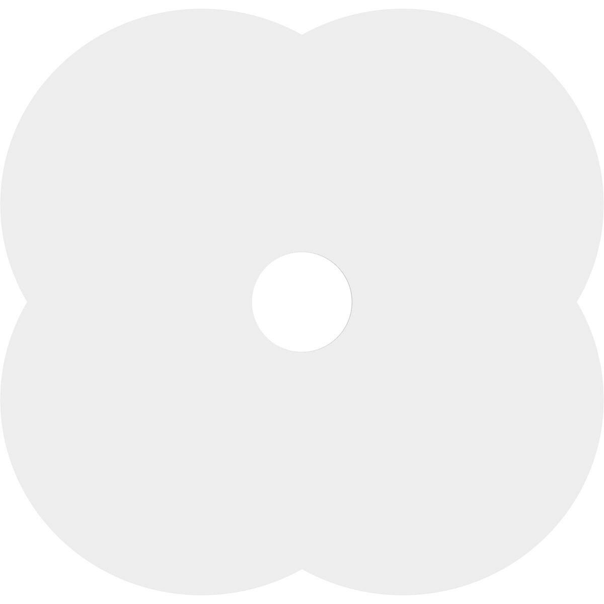 18"OD x 3"ID x 7"C x 1"P Charlotte Architectural Grade PVC Contemporary Ceiling Medallion