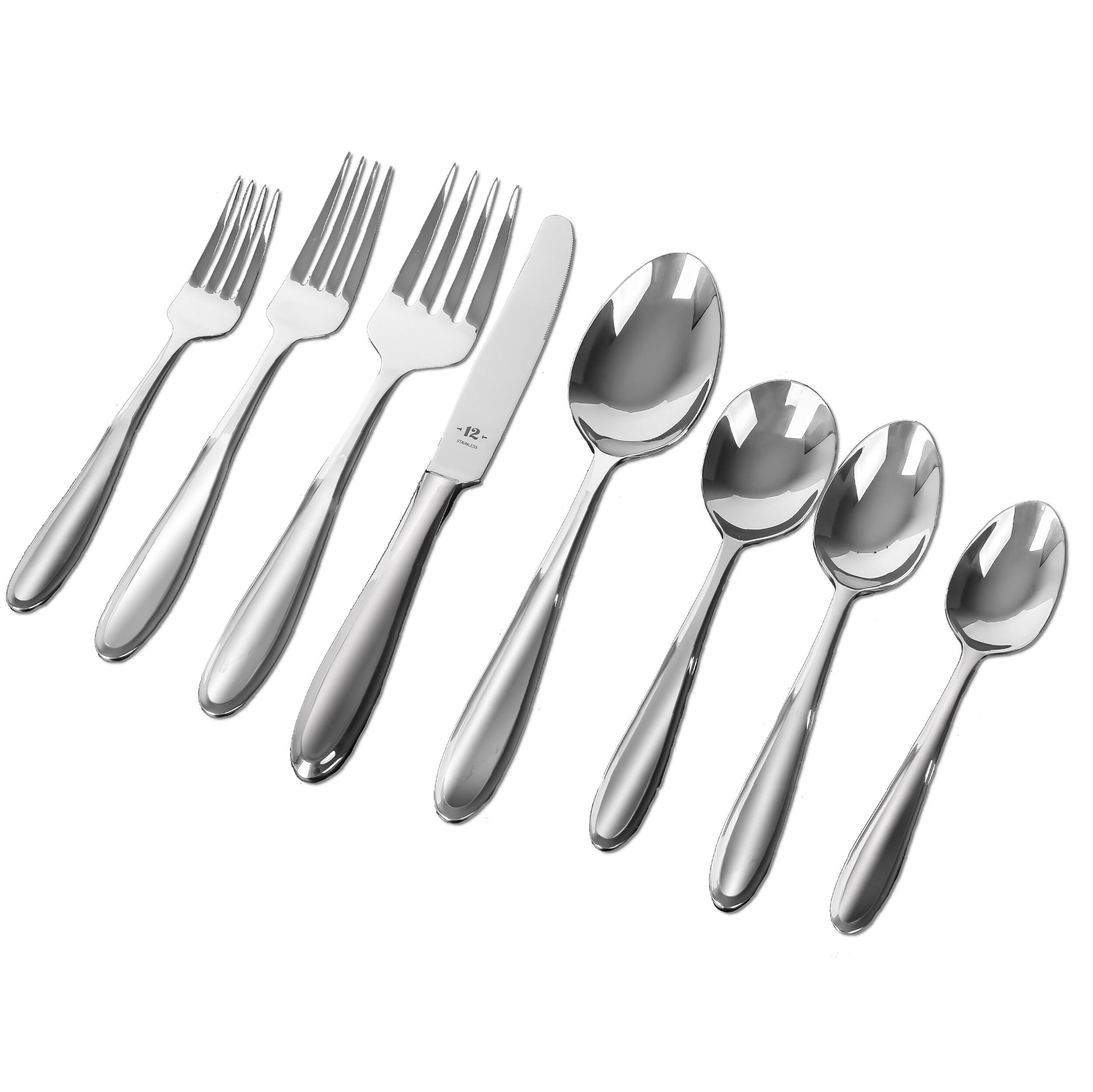 TABLE 12 Stainless Steel Flatware Set - Service for 4