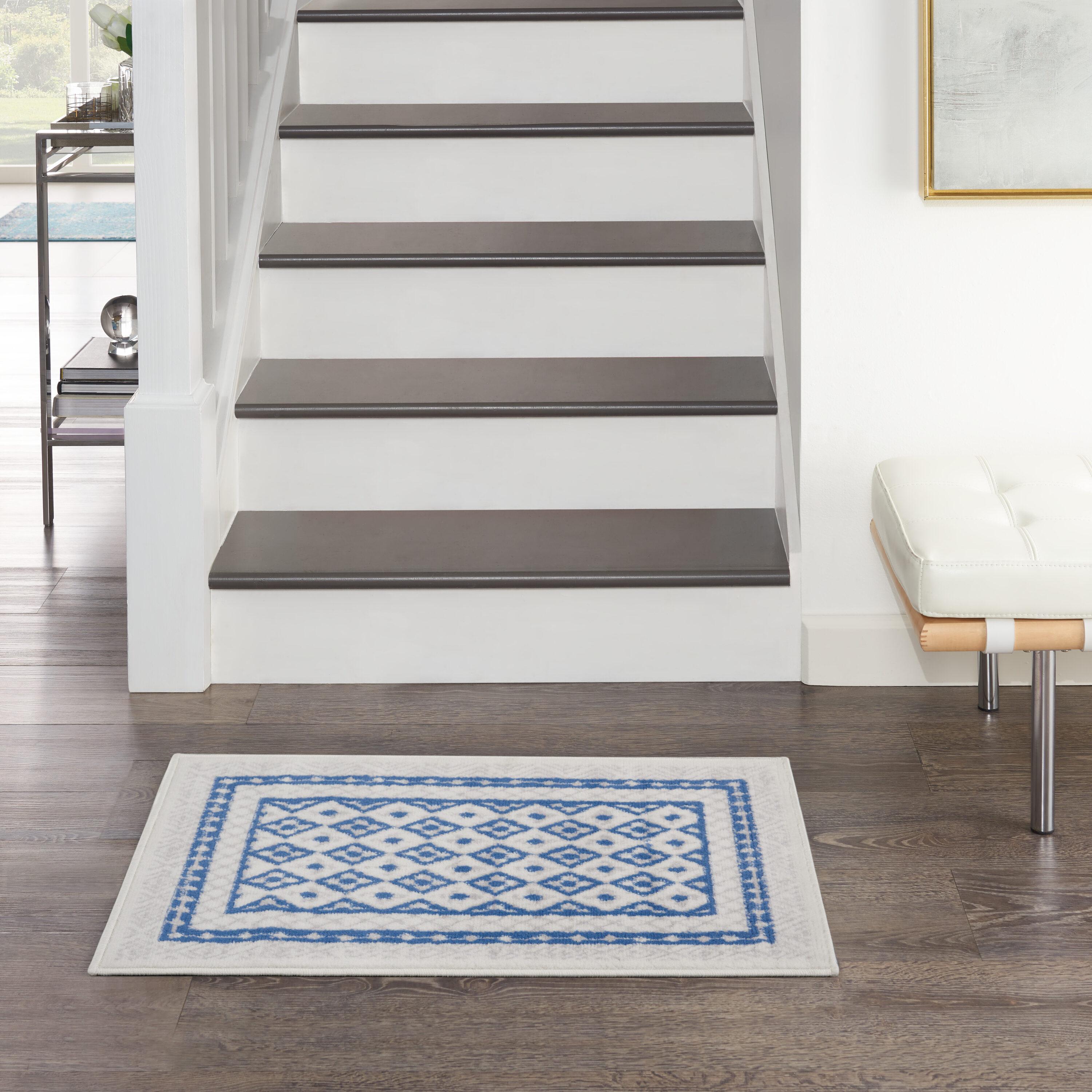 Nourison Whimsicle WHS13 Indoor only Area Rug - Ivory Blue 2' x 3'