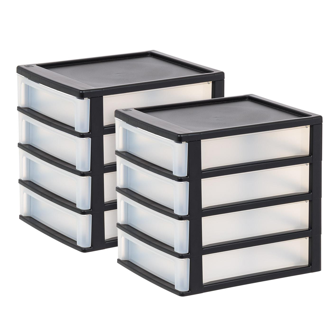 Plastic Desk Organizer (Set of 2)