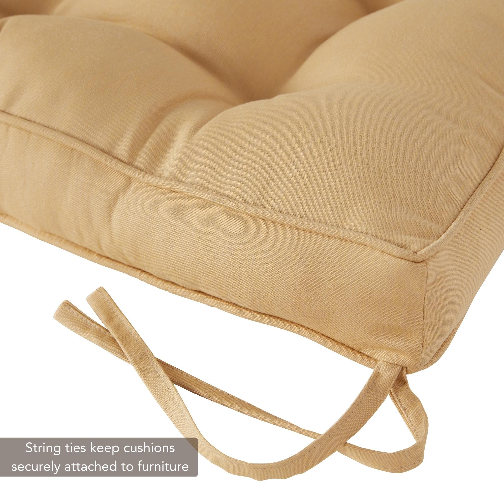 Sunbrella Canva Wheat 51 x 18 in. Outdoor Bench Cushion by Greendale Home Fashions