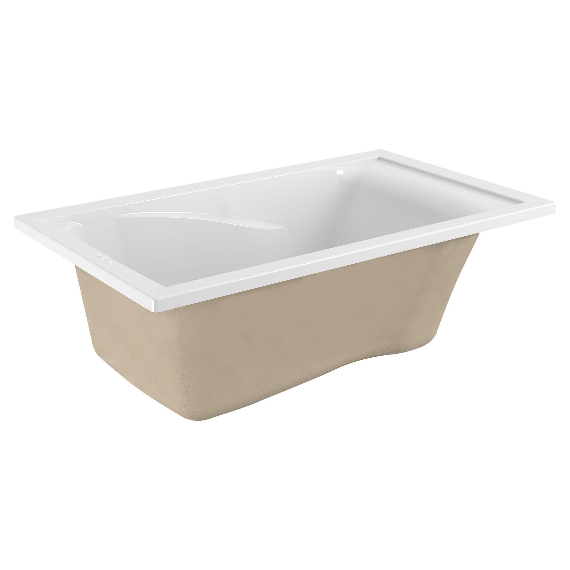 Evolution 60'' x 32'' Drop-In Soaking Fiberglass Bathtub