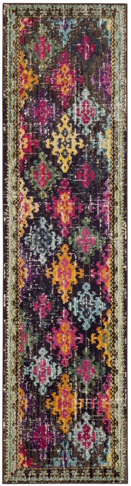 Monaco MNC244 Power Loomed Indoor Runner Rug - Multi - 2'2"x8' - Safavieh.