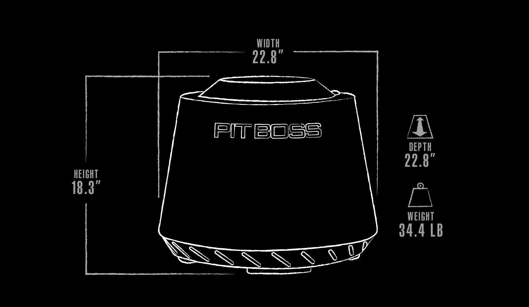 Pit Boss 23 inch Smokeless Fire Pit