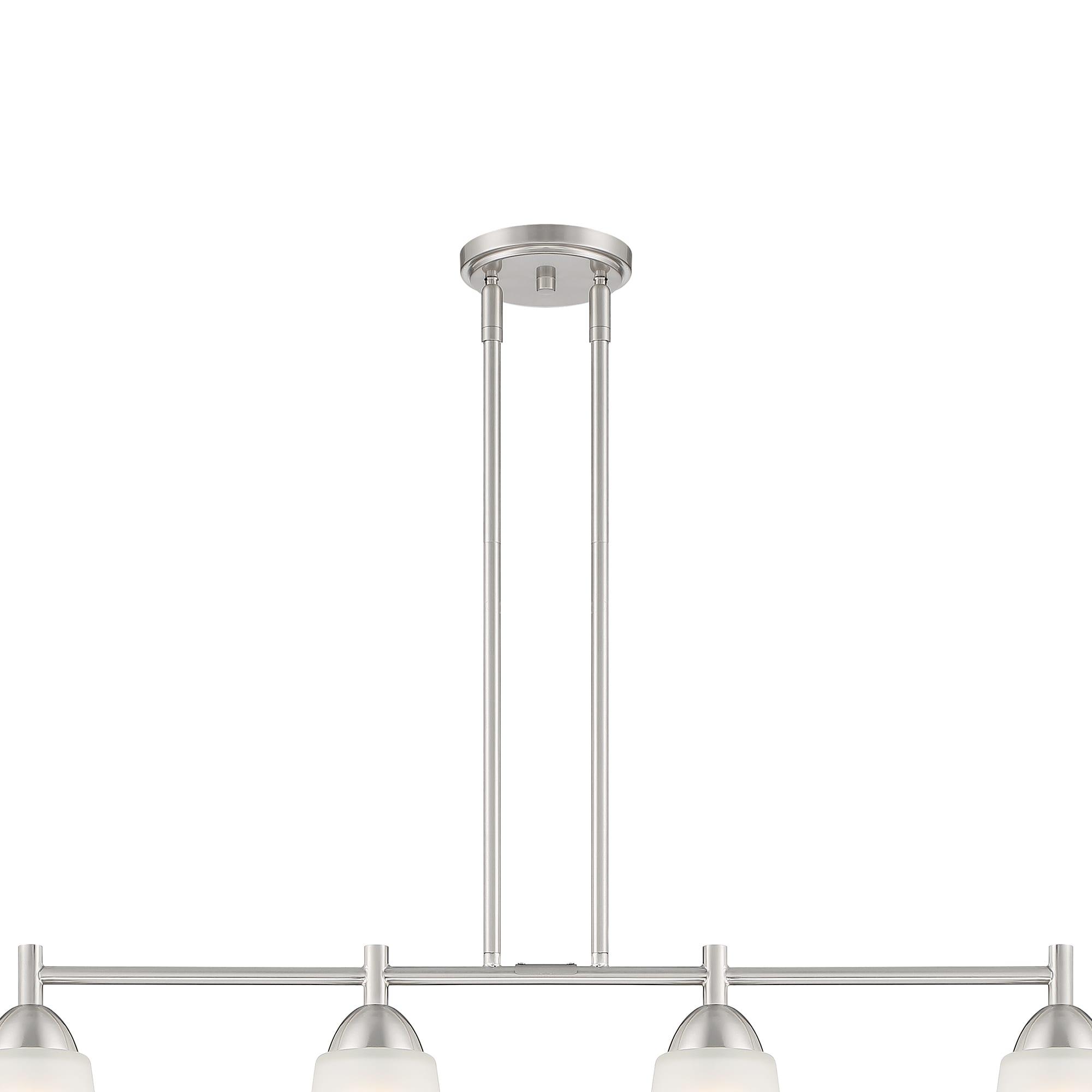 Designers Fountain Malone 4 Light Brushed Nickel Island Pendant, D267M-IS-BN