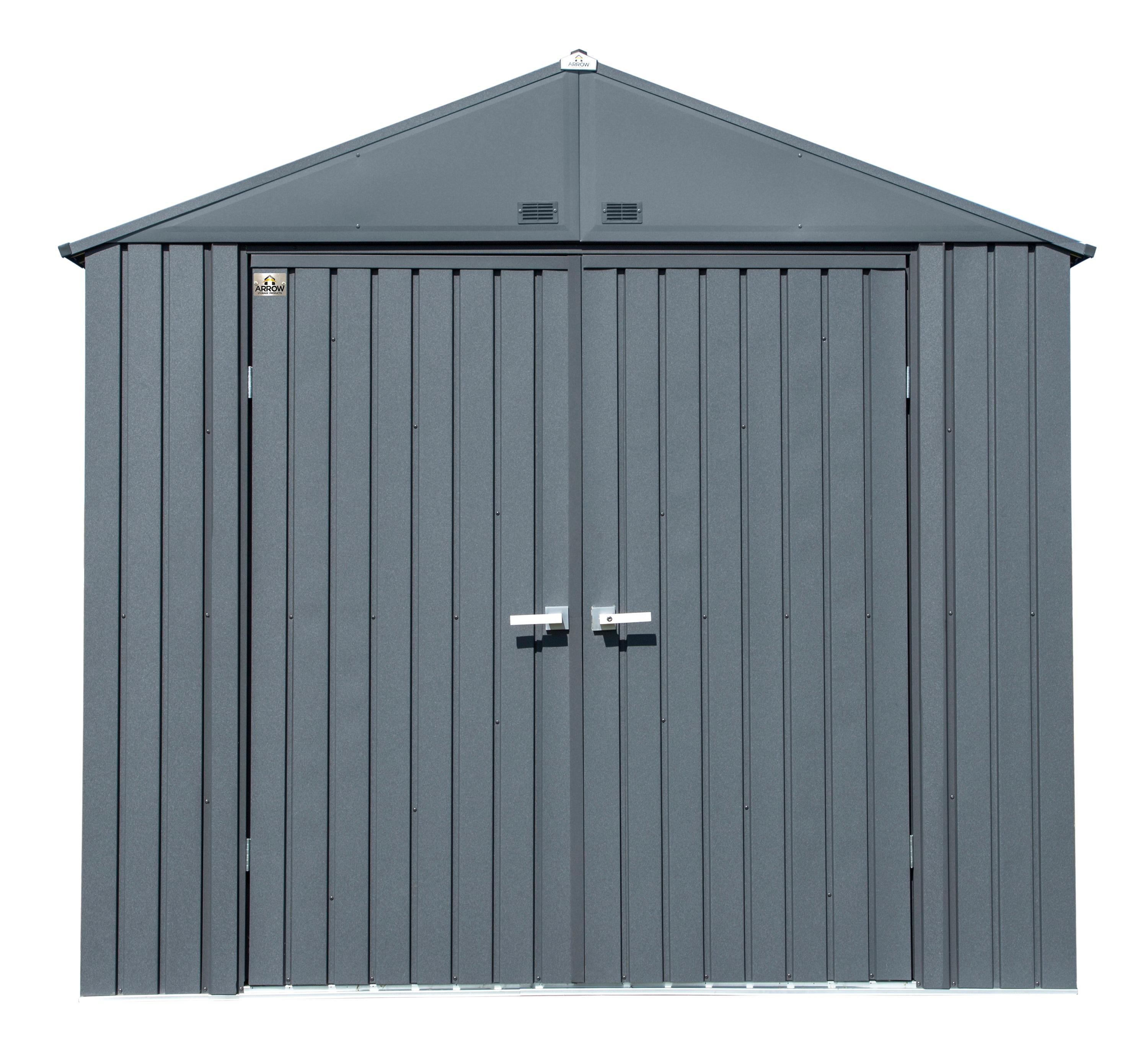 Elite 8.5 ft W x 6 ft D Metal Storage Shed