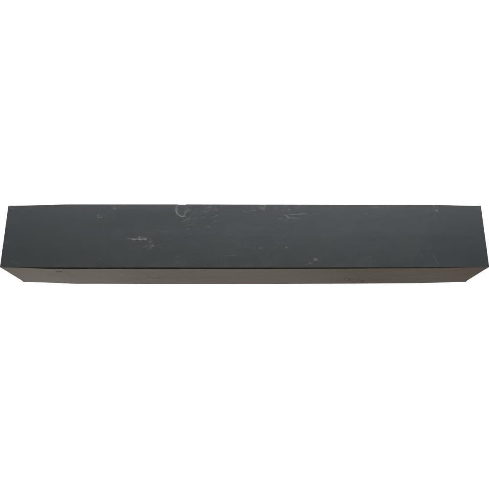 6"W x 12"H x 12'L 3-Sided (U-beam) Knotty Pine Endurathane Faux Wood Ceiling Beam, Aged Ash