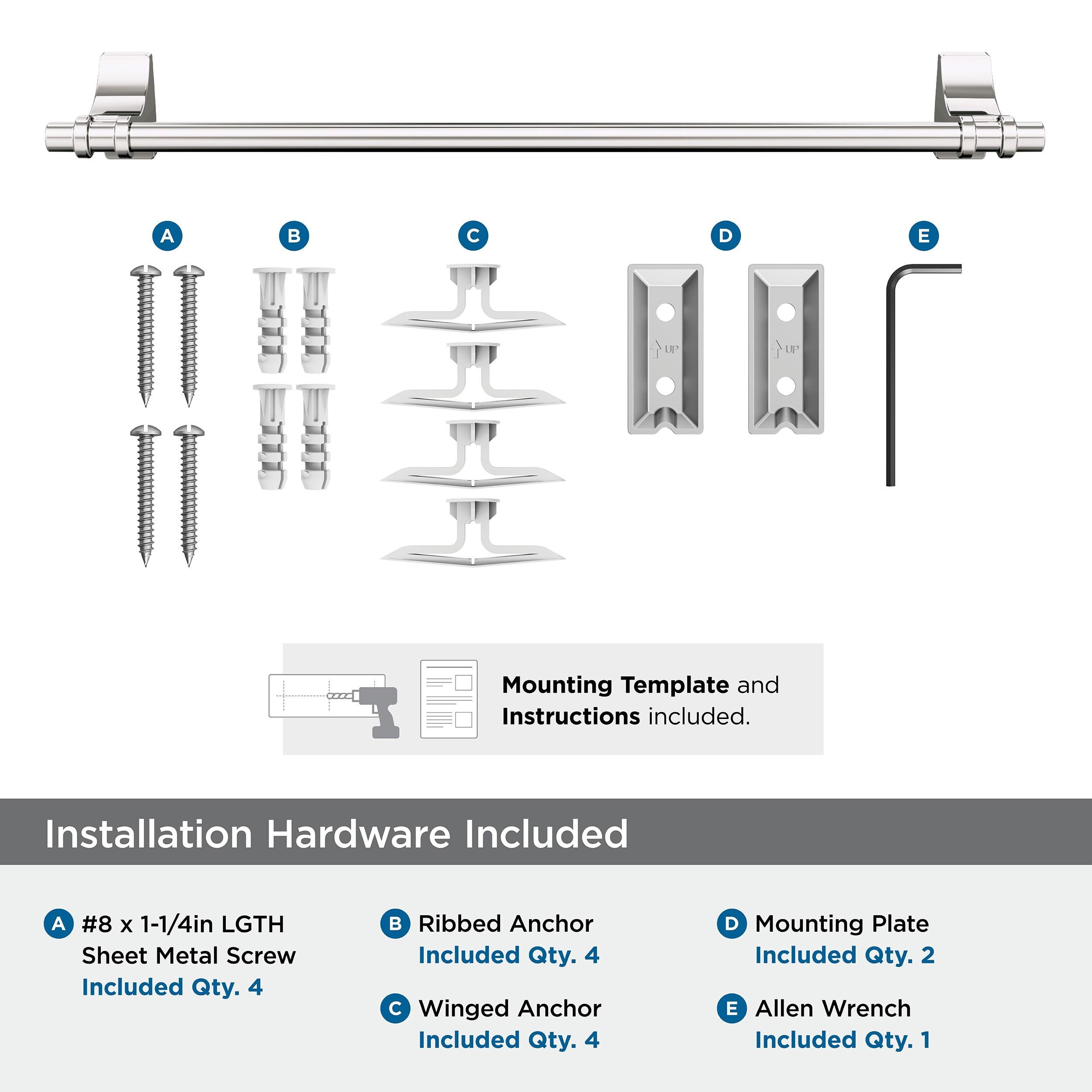 Amerock BH36053PN Davenport Towel Bar