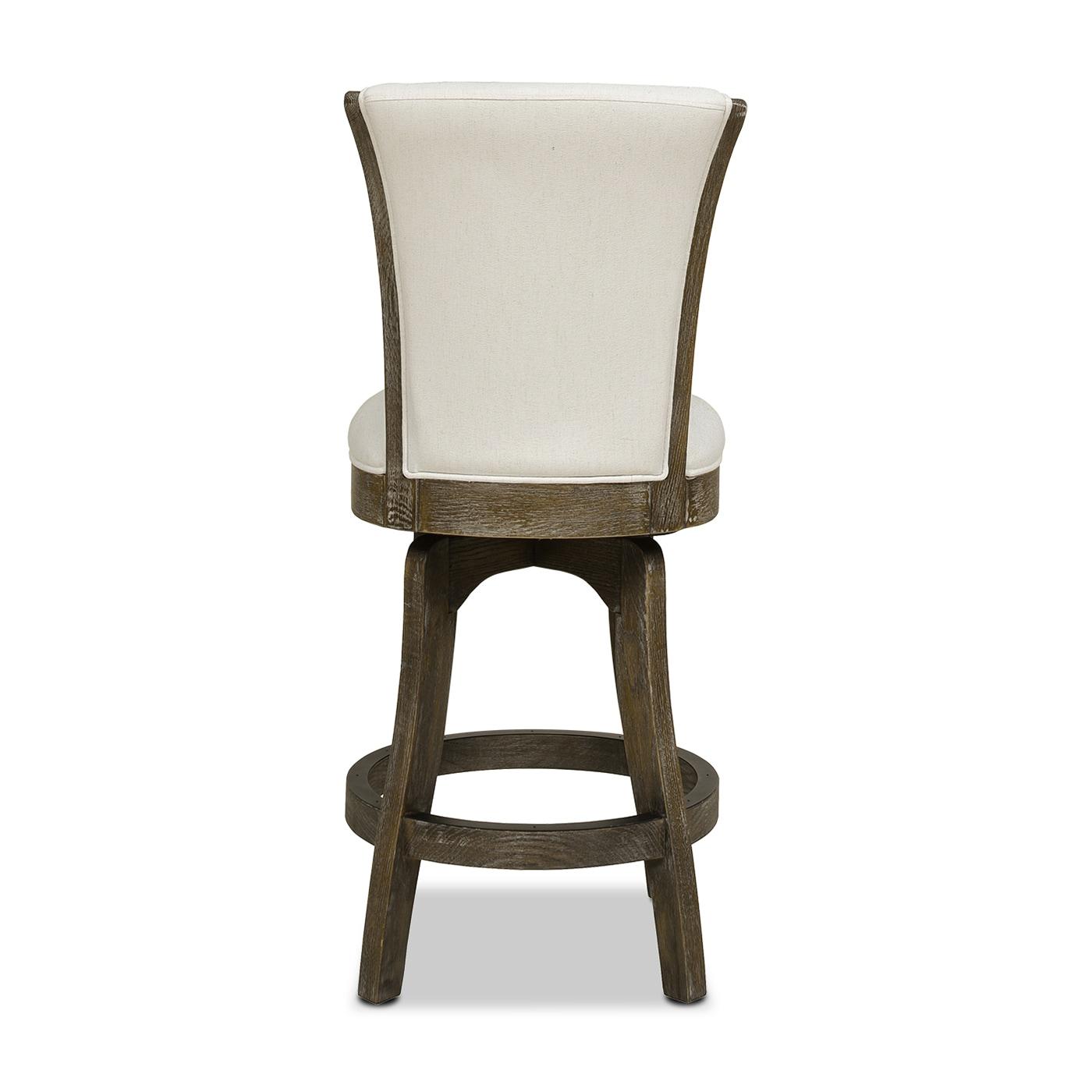 Brainly 27 inches Armless Swivel Counter Height Bar Stool