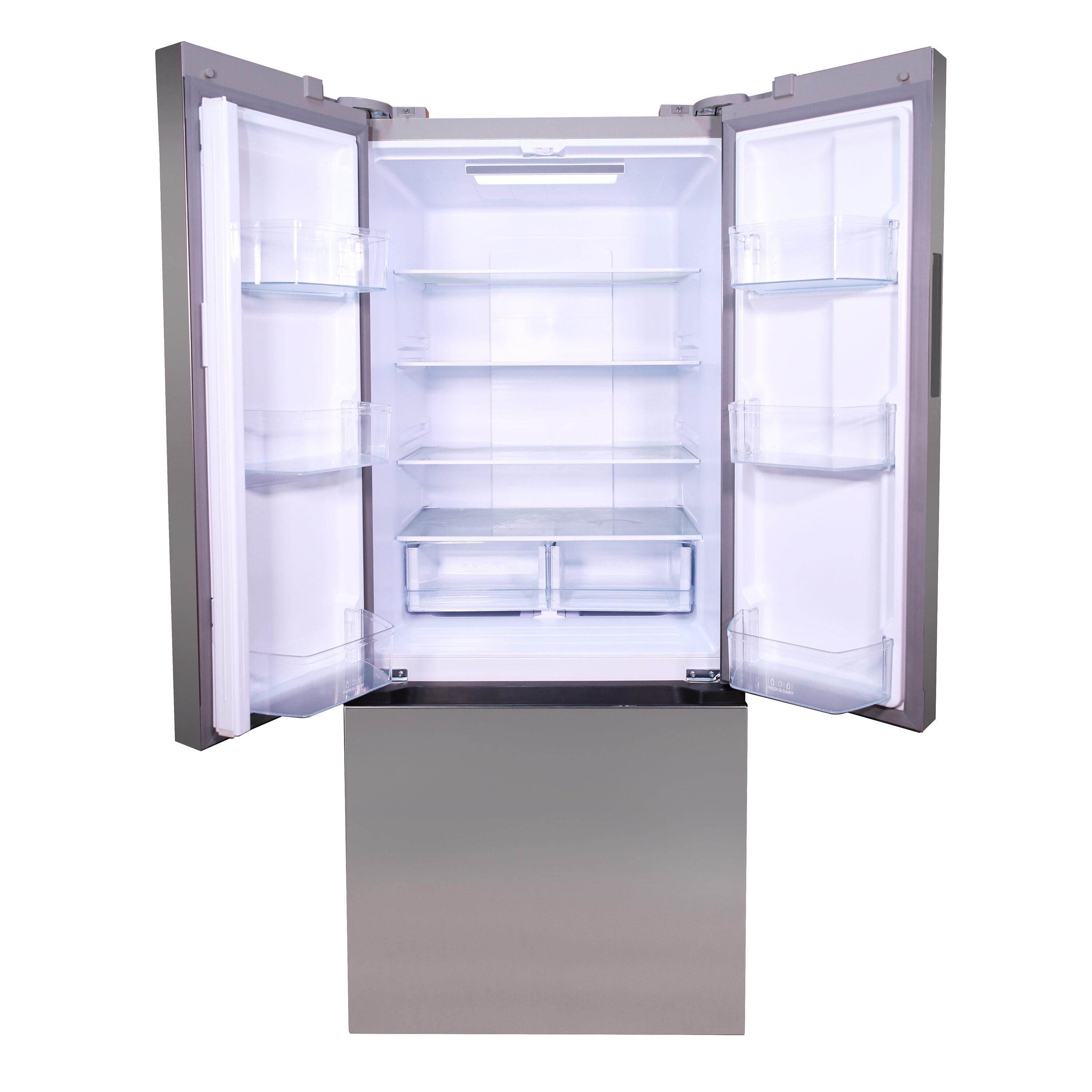 Avanti Frost Free French Door Refrigerator​, 17.5 Cu. Ft., in Stainless Steel (FFFDS175L3S)