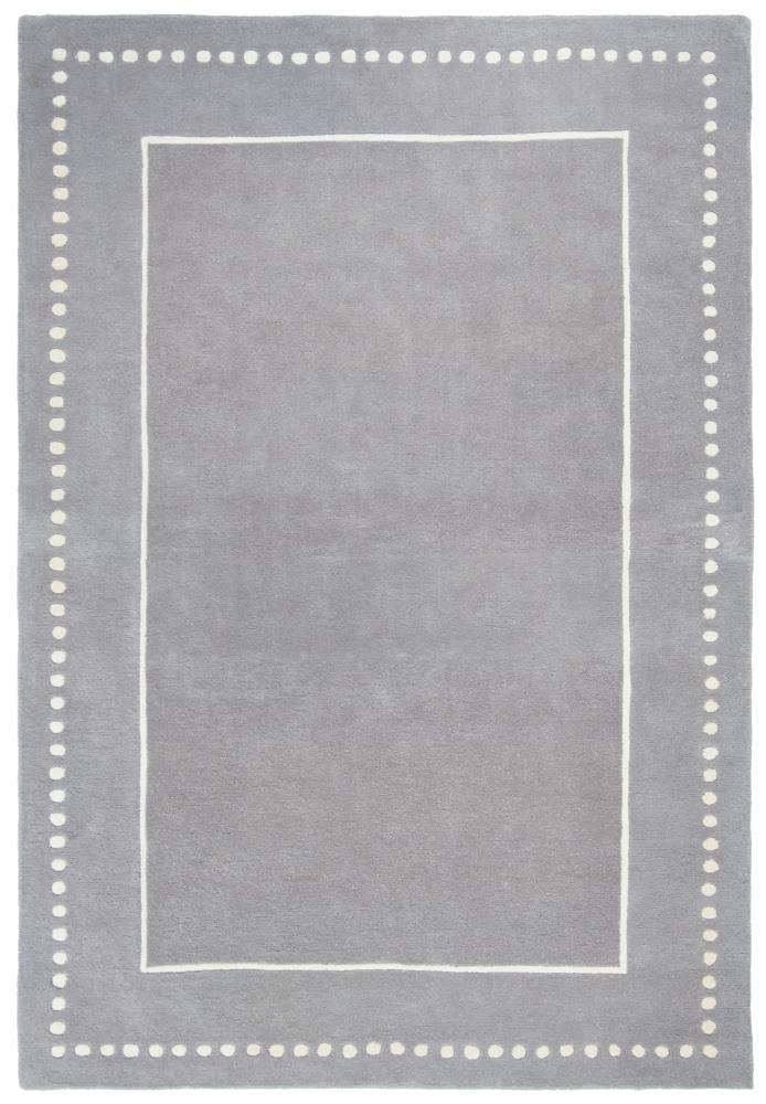 Bella BEL151 Hand Tufted Area Rug - Silver/Ivory - 6'x9' - Safavieh.