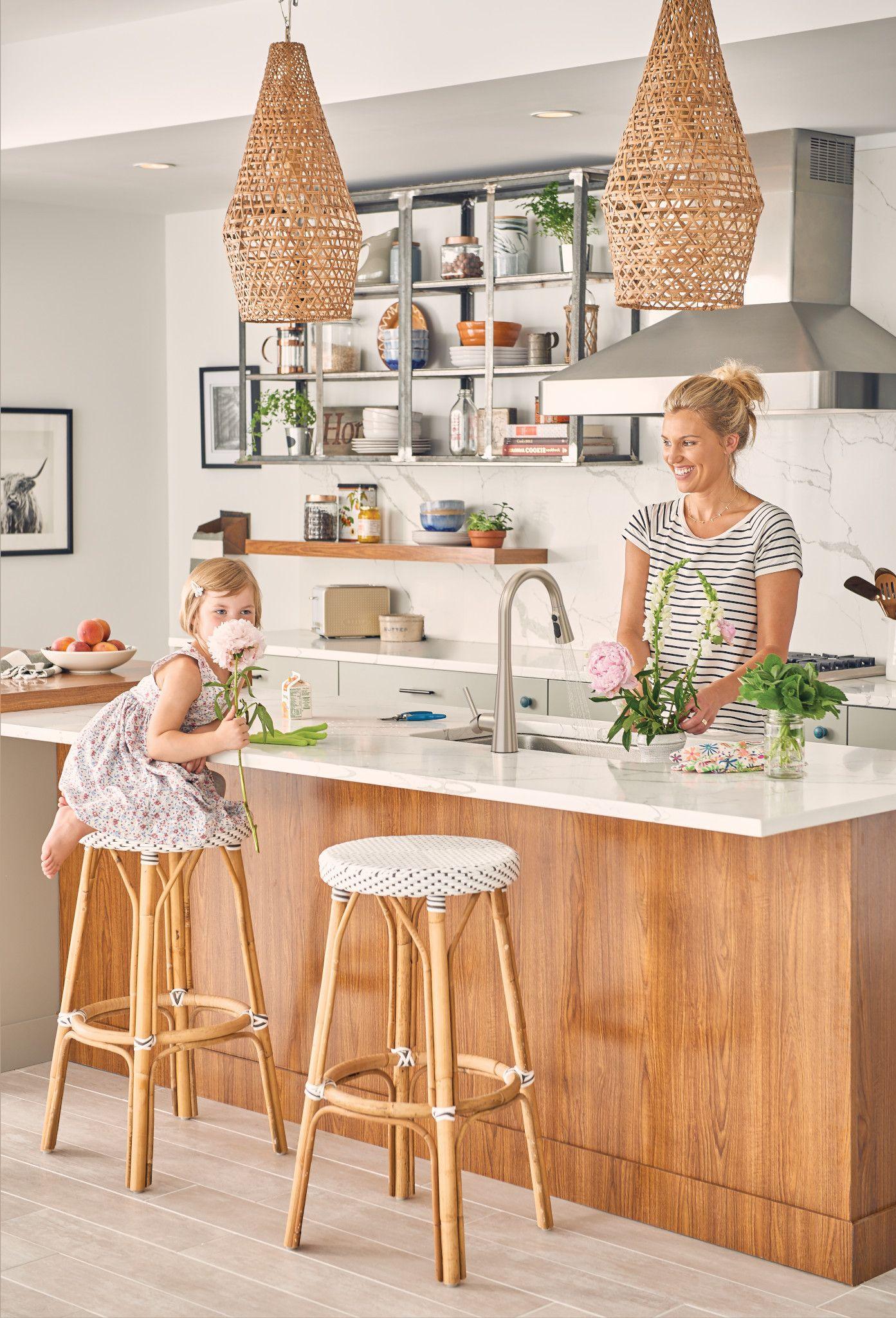 Moen Sleek Pull Down Single Handle Kitchen Faucet with Power Boost Technology and Duralock