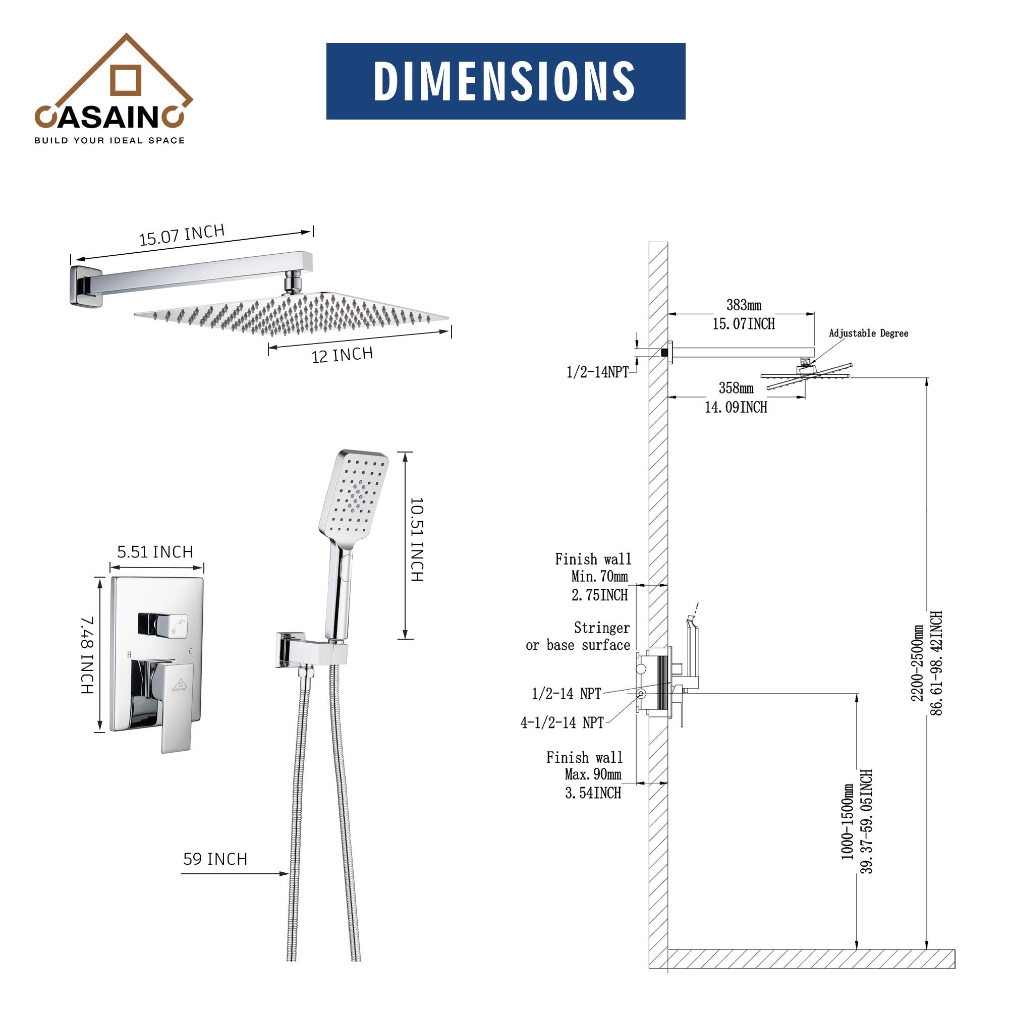 All-In-One Kit with Rough in-Valve