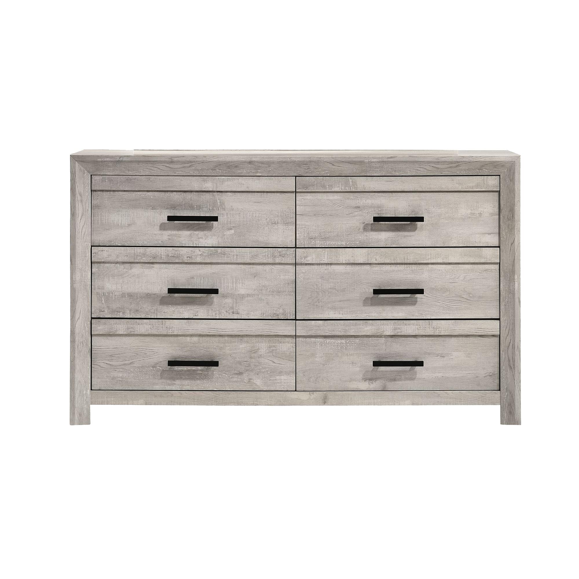 Decker 6 Drawer Double Dresser