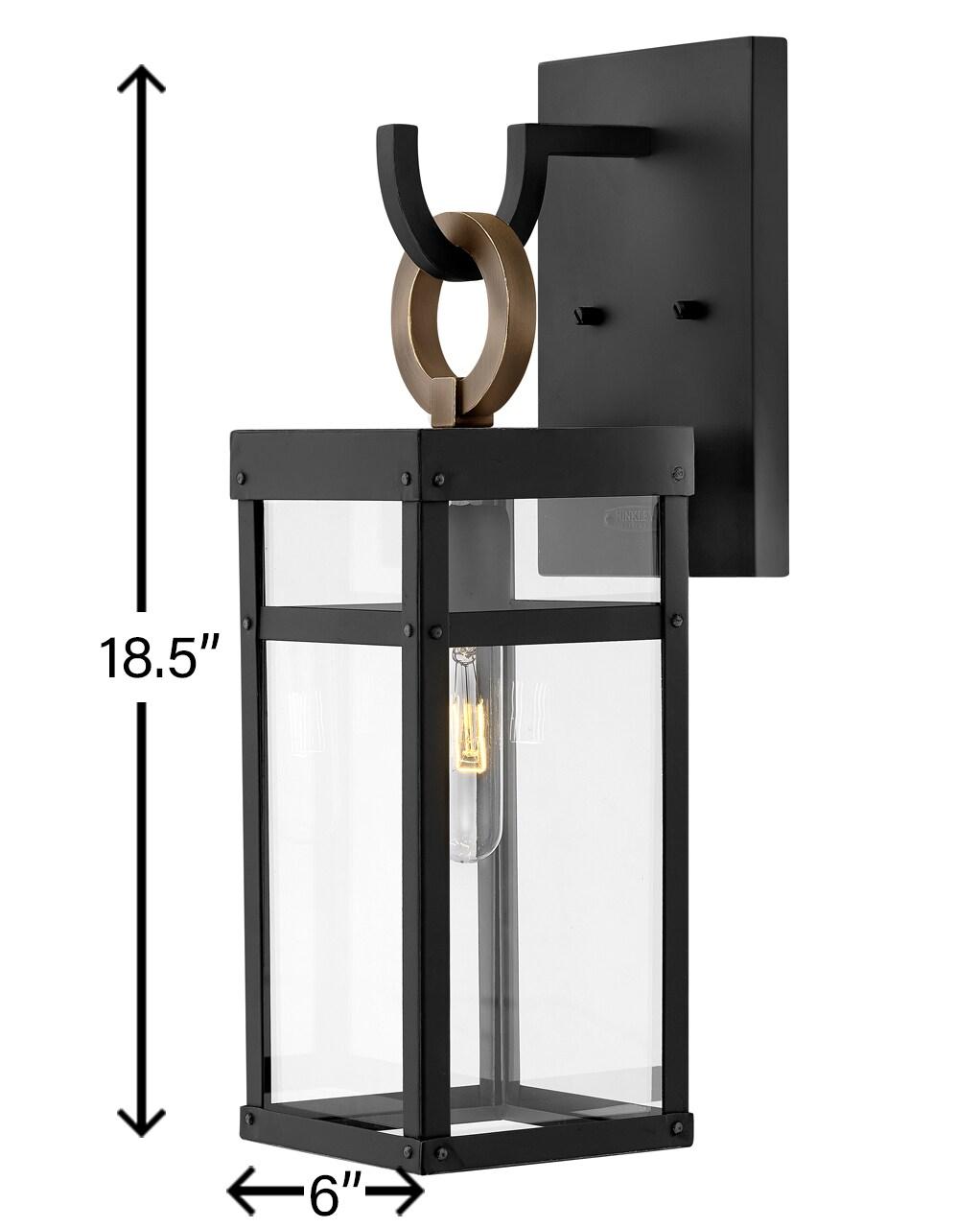Hinkley Lighting - Porter - 1 Light Small Outdoor Wall Lantern in Transitional