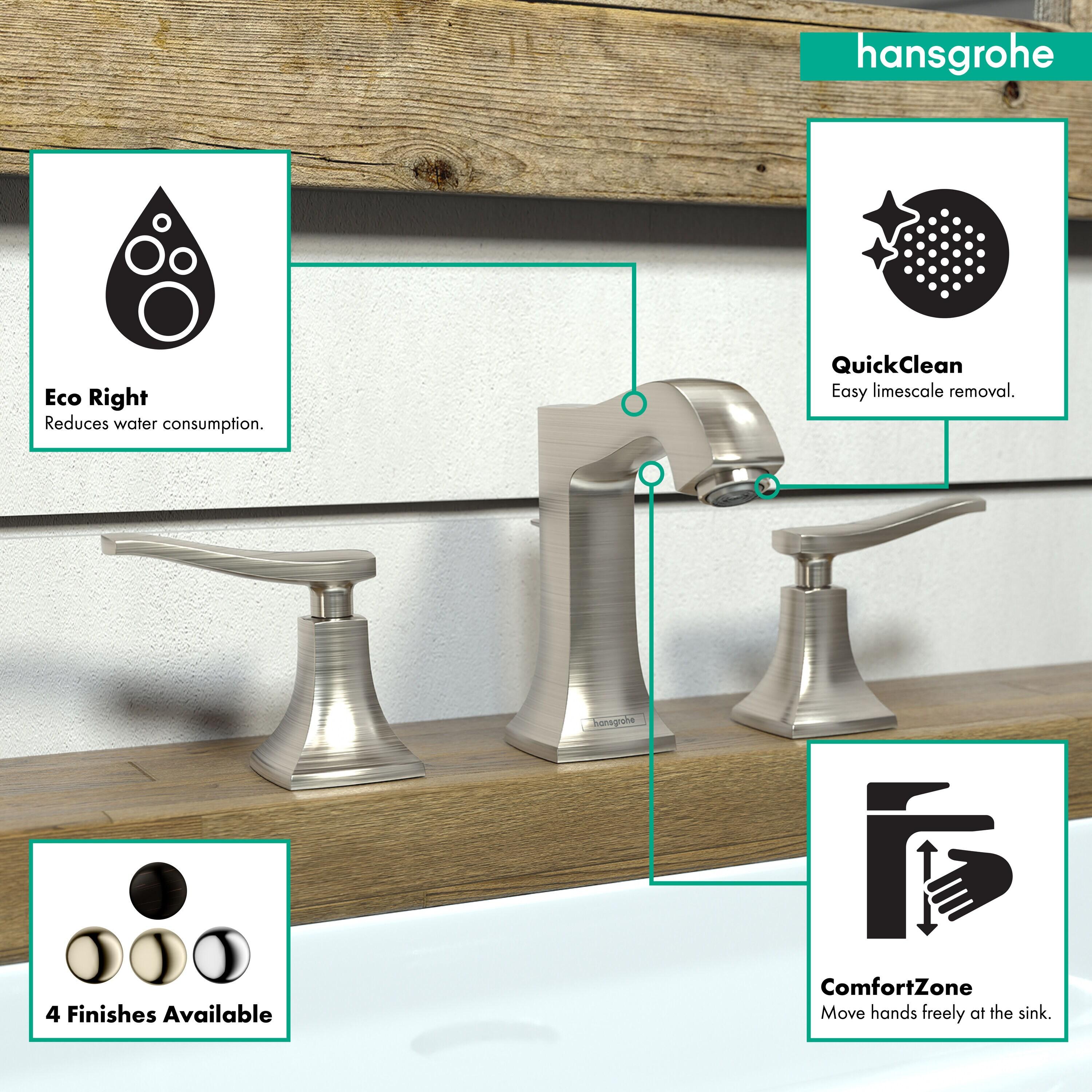 Metris C Two Handles Widespread Bathroom Faucet