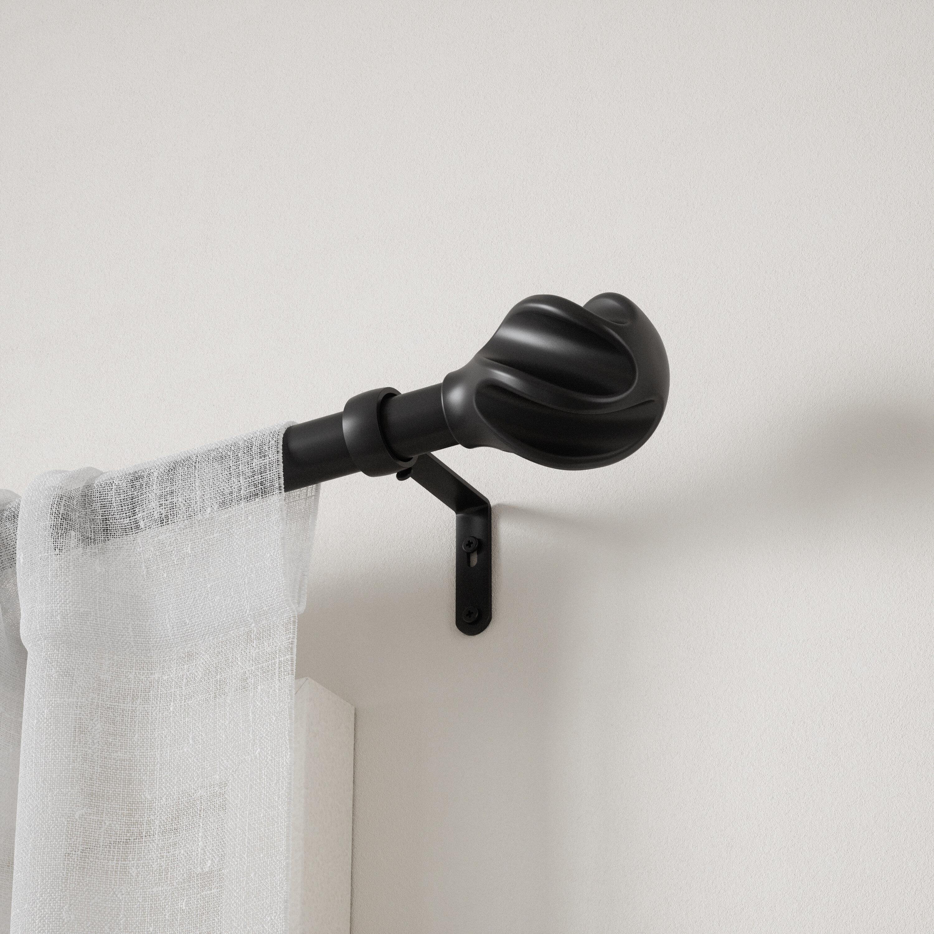 Umbra Steel Adjustable Single Curtain Rod