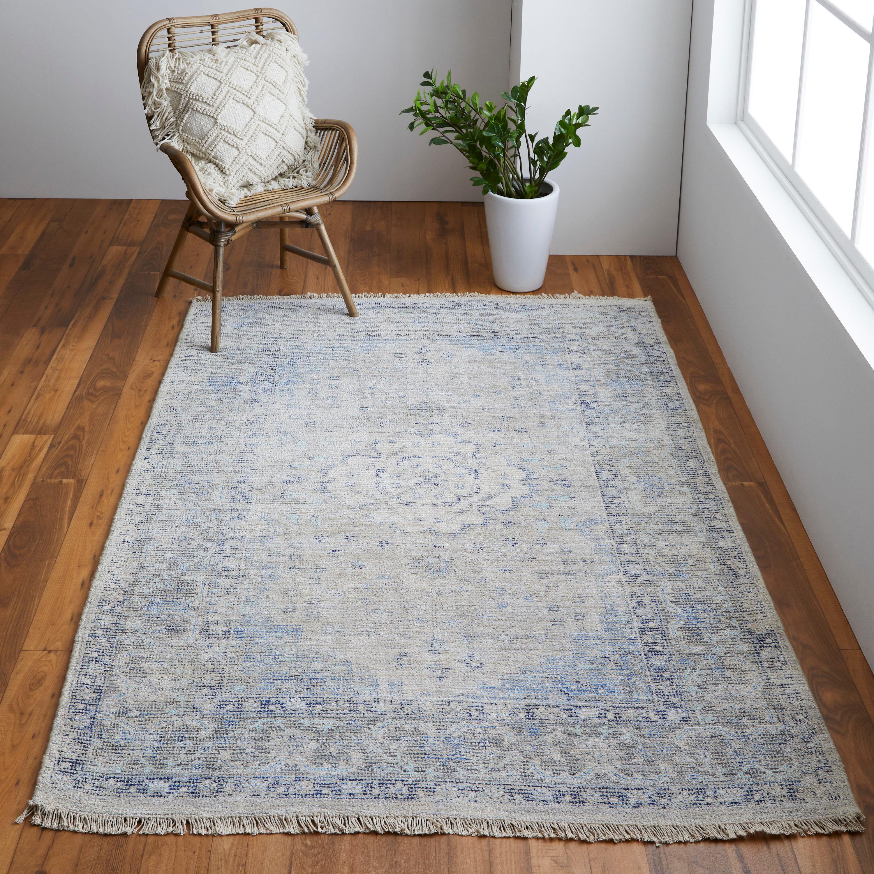 Beech Handwoven Wool-Blend Rug - 2' x 3'