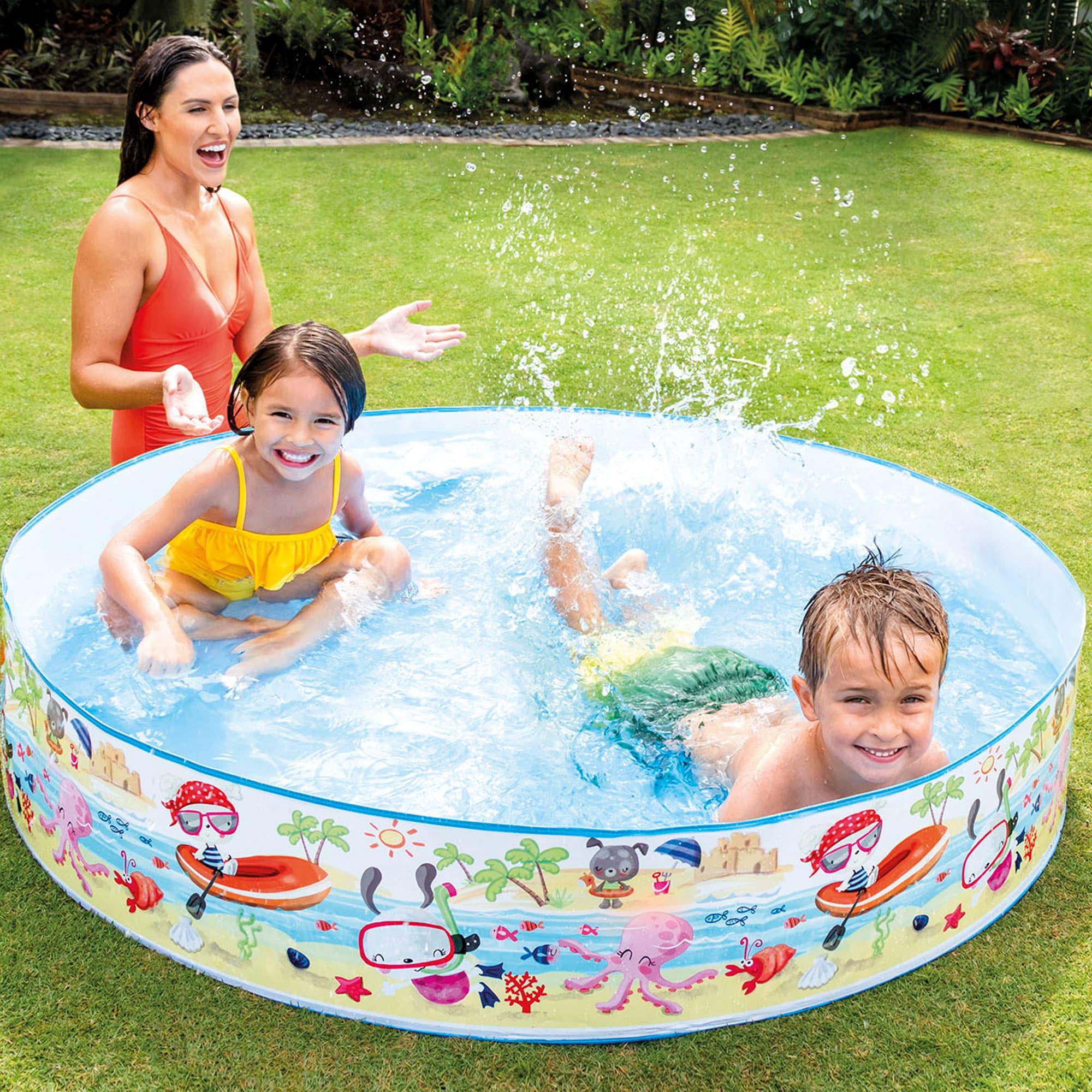 INTEX Beach Days Snapset Instant Kids Childrens Swimming Pool