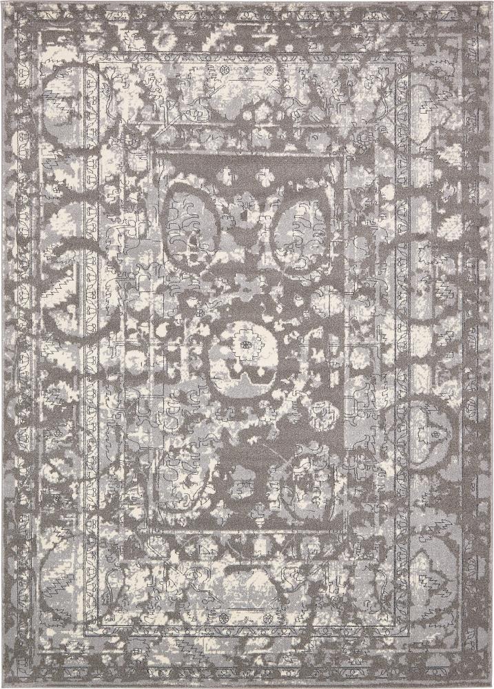 Unique Loom 10' 0 x 14' 1 Gray La Jolla Vintage Area Rug