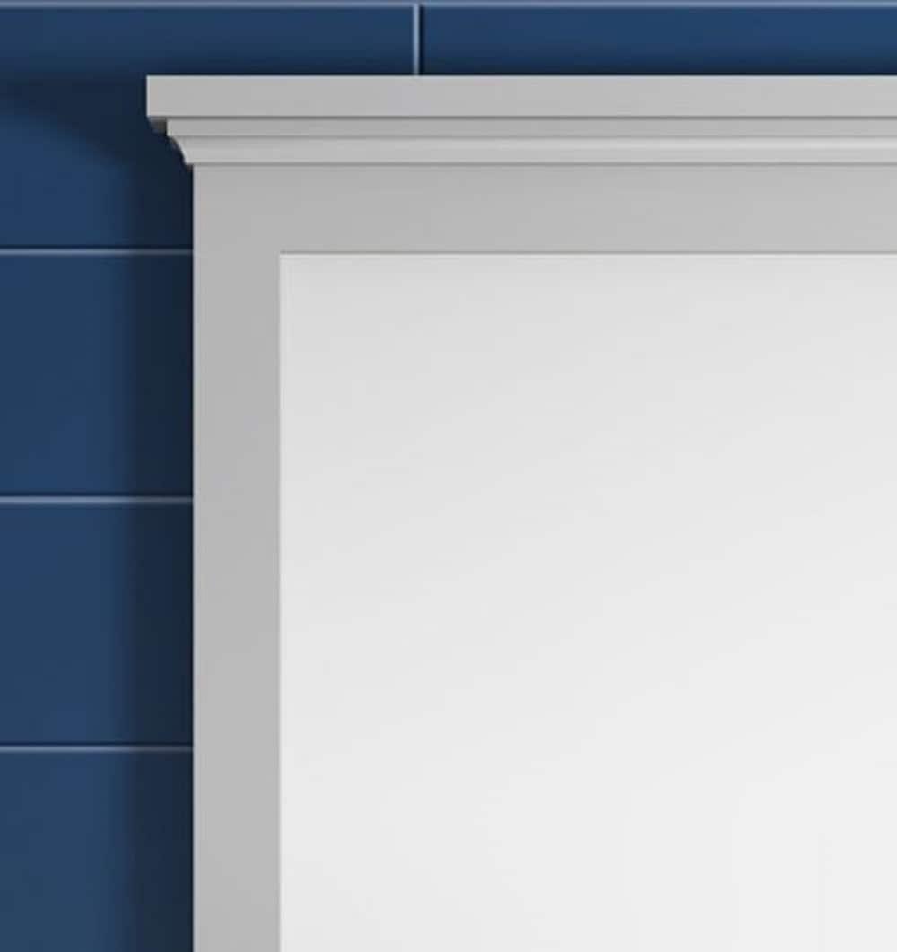 Fresca Windsor 27" Gray Textured Bathroom Mirror