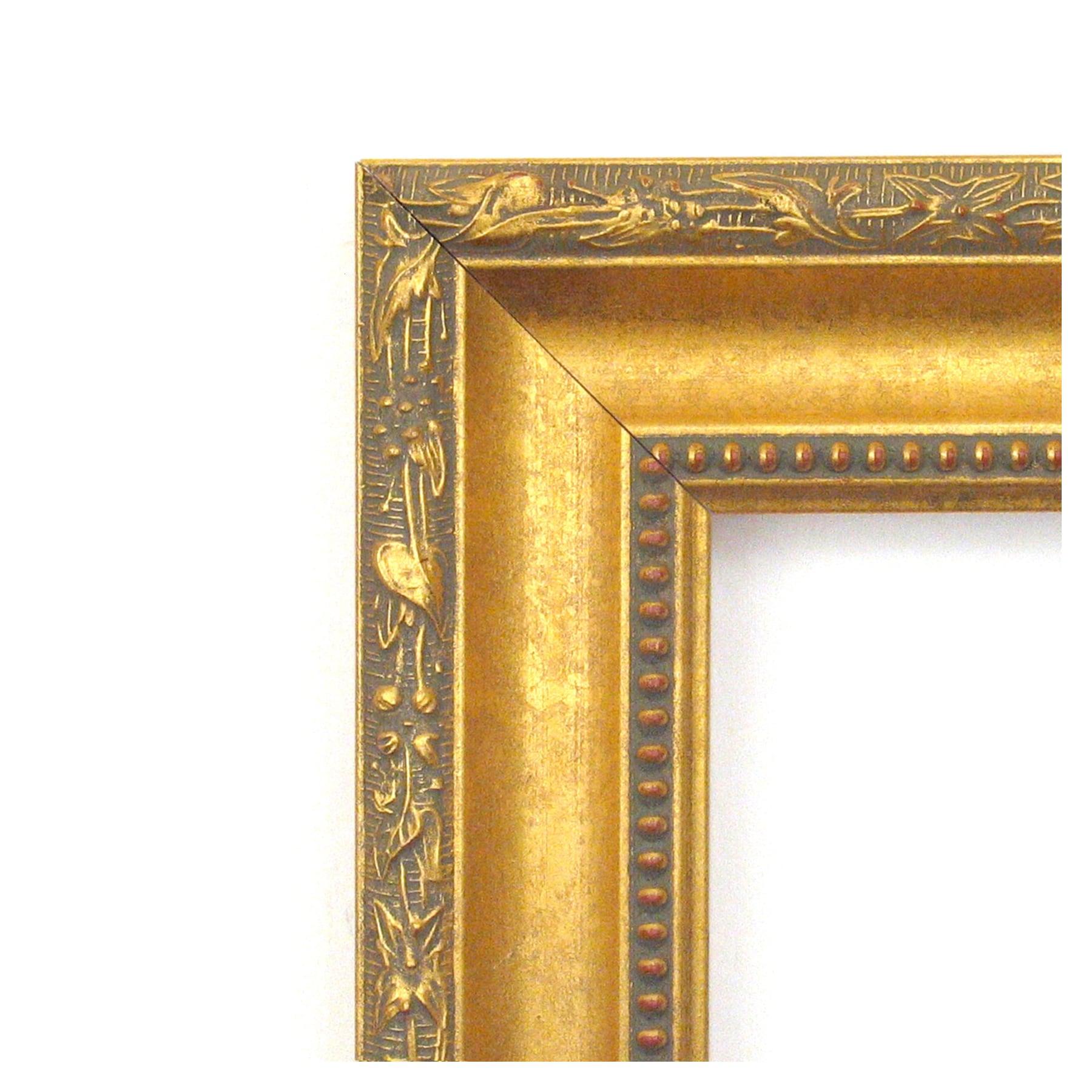 Amanti Art Colonial Embossed Gold Wood Picture Frame Opening Size 22x28 in.