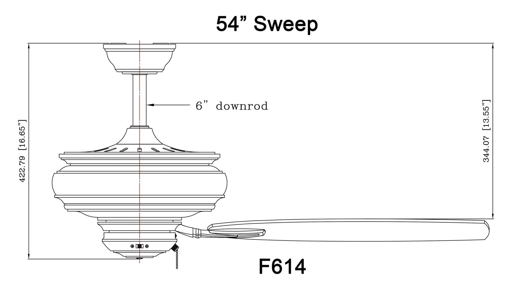 54" Minka Aire Rustic Indoor Ceiling Fan French Beige Maple Wood Blades for Living Room Kitchen Bedroom Family Dining House Home
