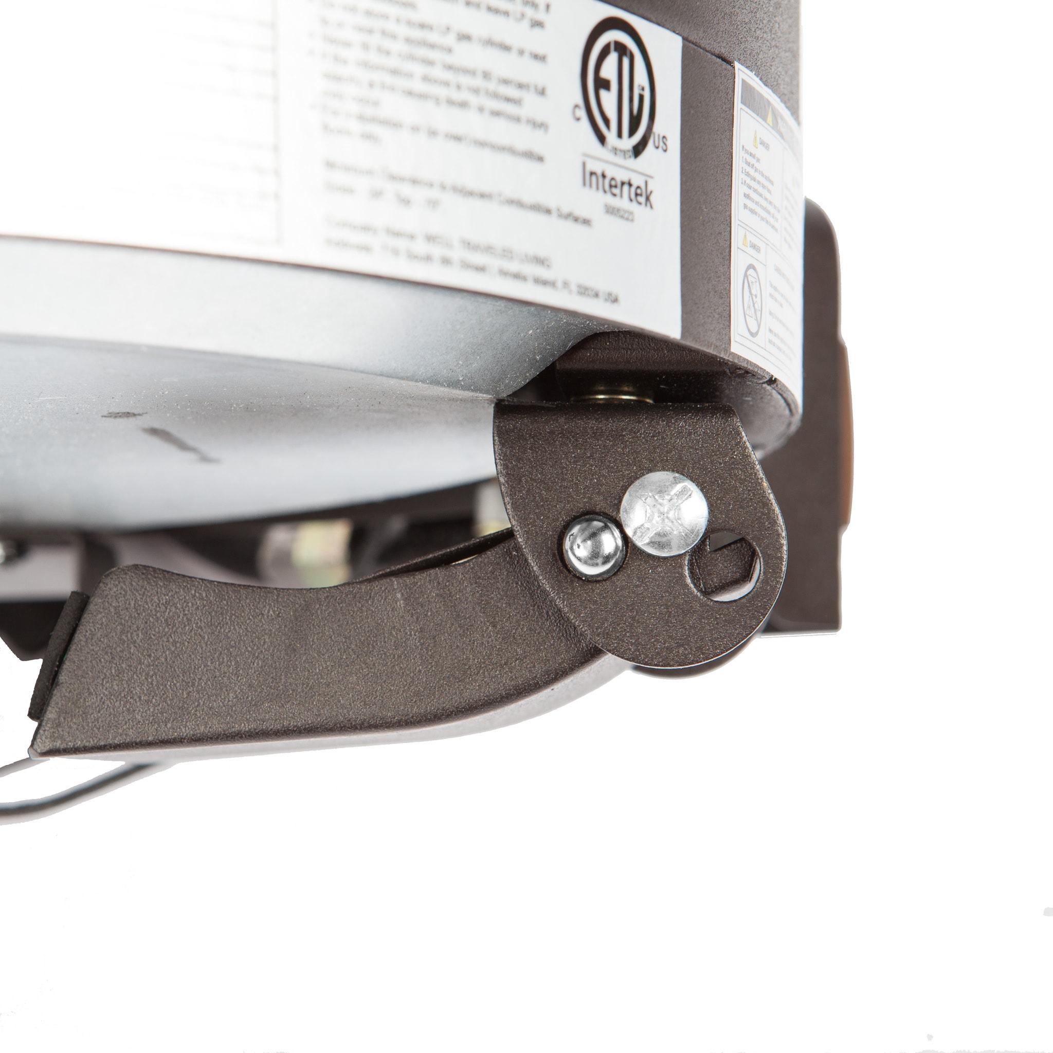 Fire Sense 62133 Sporty Campfire Portable Fire Pit LPG Gas 60,000 BTU Outdoor Firepit Includes Propane Stand Included - Dark Bronze - Round - 15"