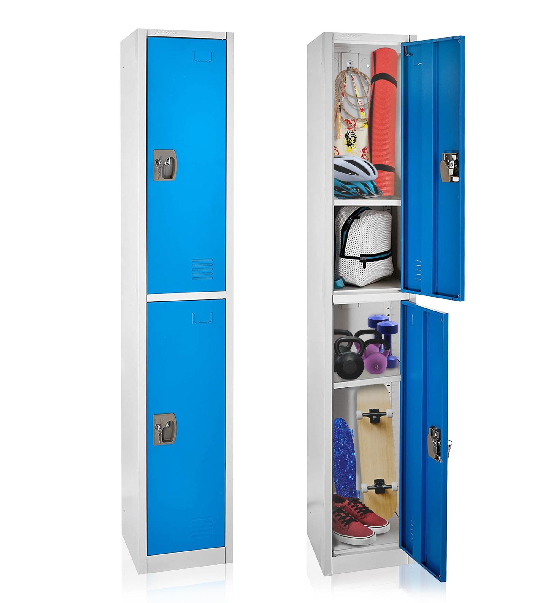 12'' Wide Steel 2-Tier School and Gym Locker